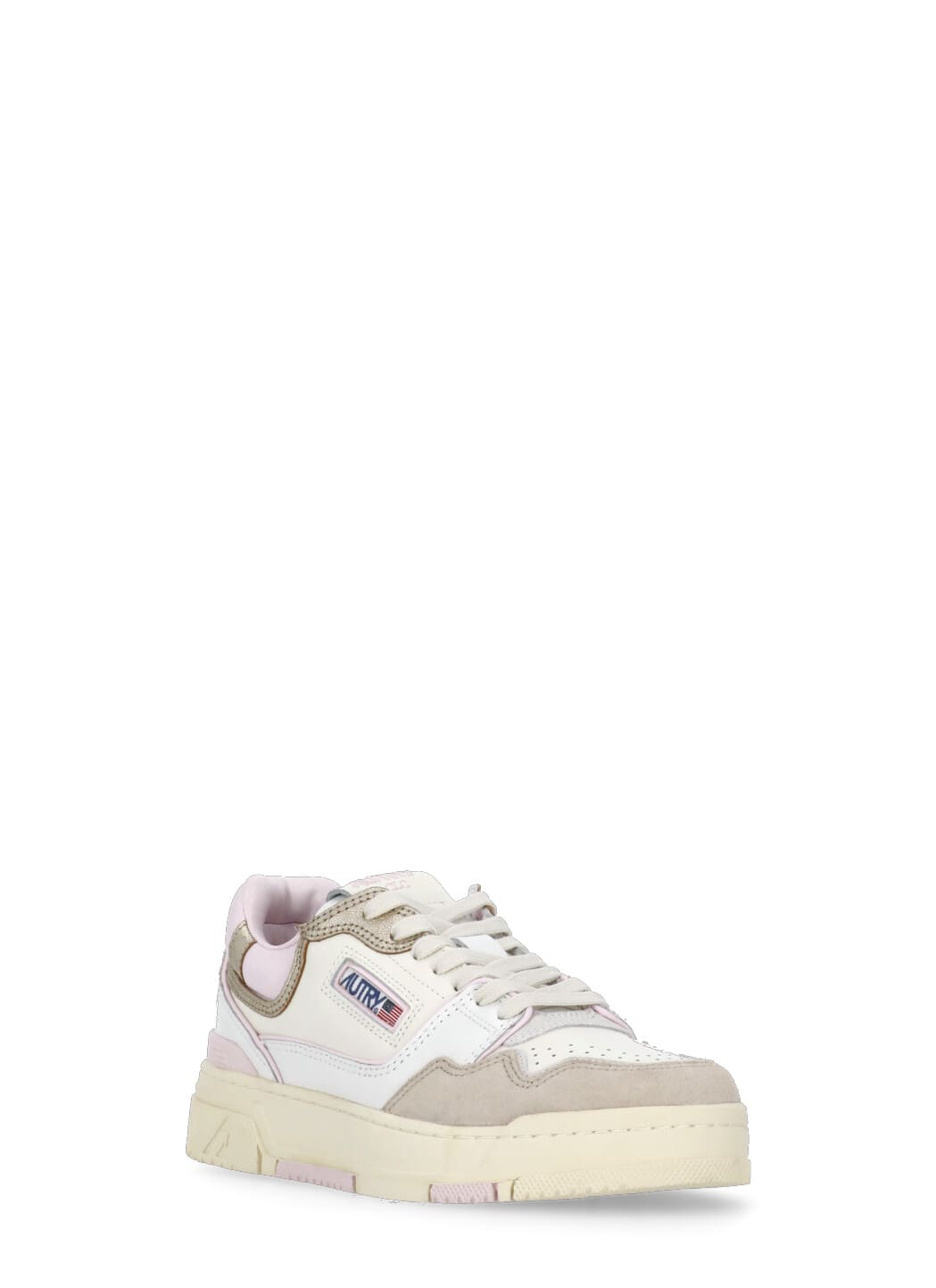 Shop Autry Clc Low Sneakers In Ivory