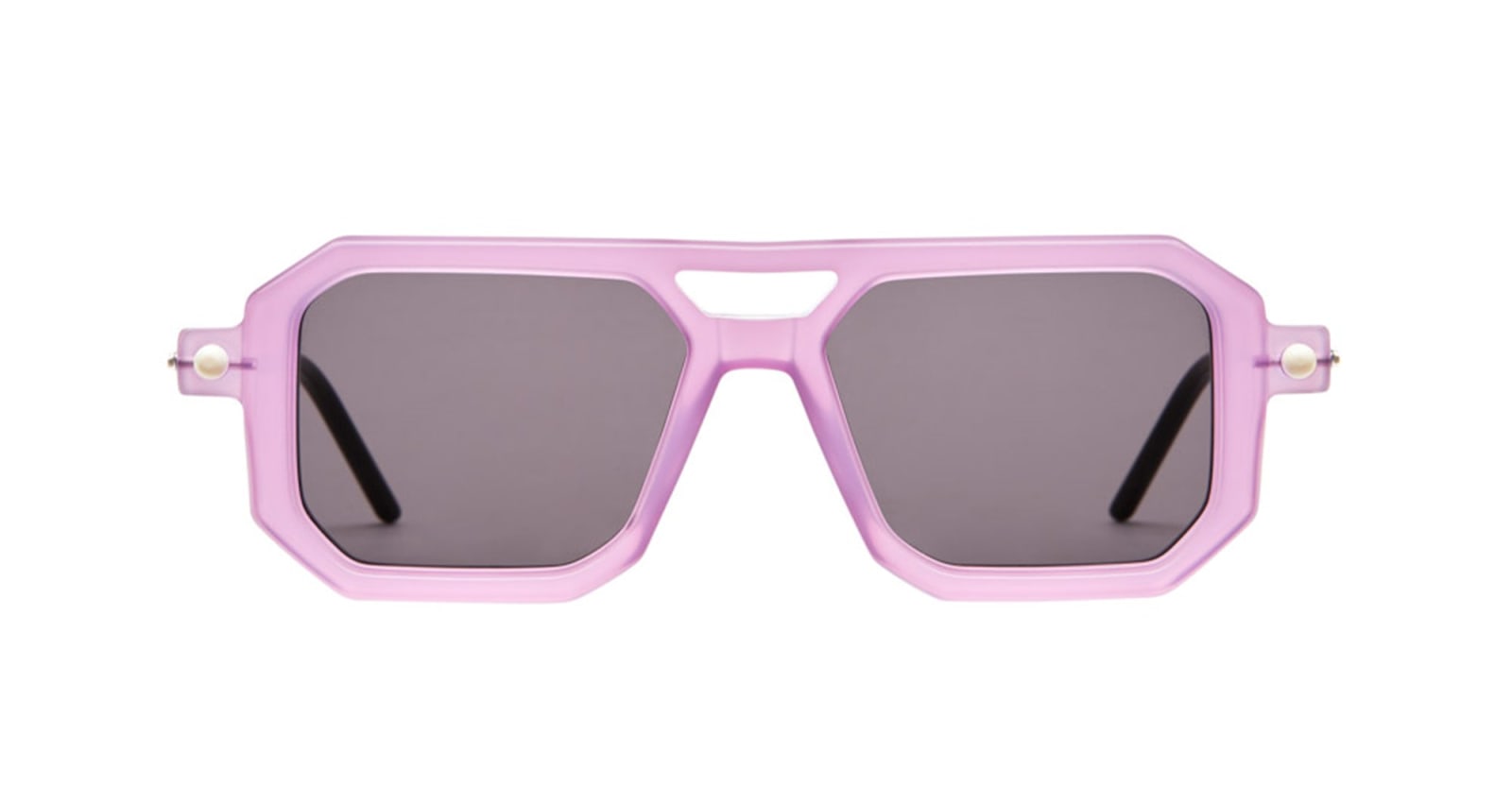 Kuboraum Mask P8 - Cyclamen Sunglasses In Cyclamen/mint/black