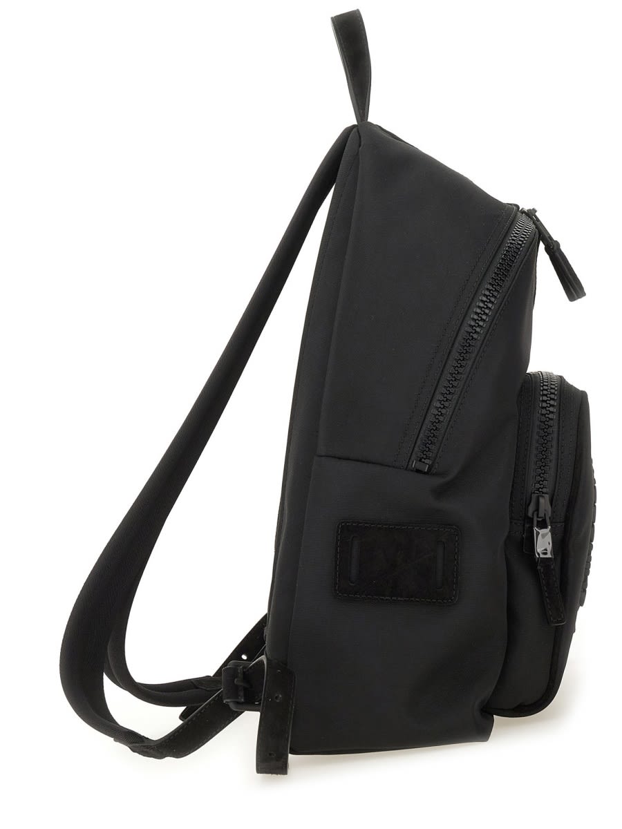 Moschino Versatile Backpack Featuring Adjustable Straps In Black