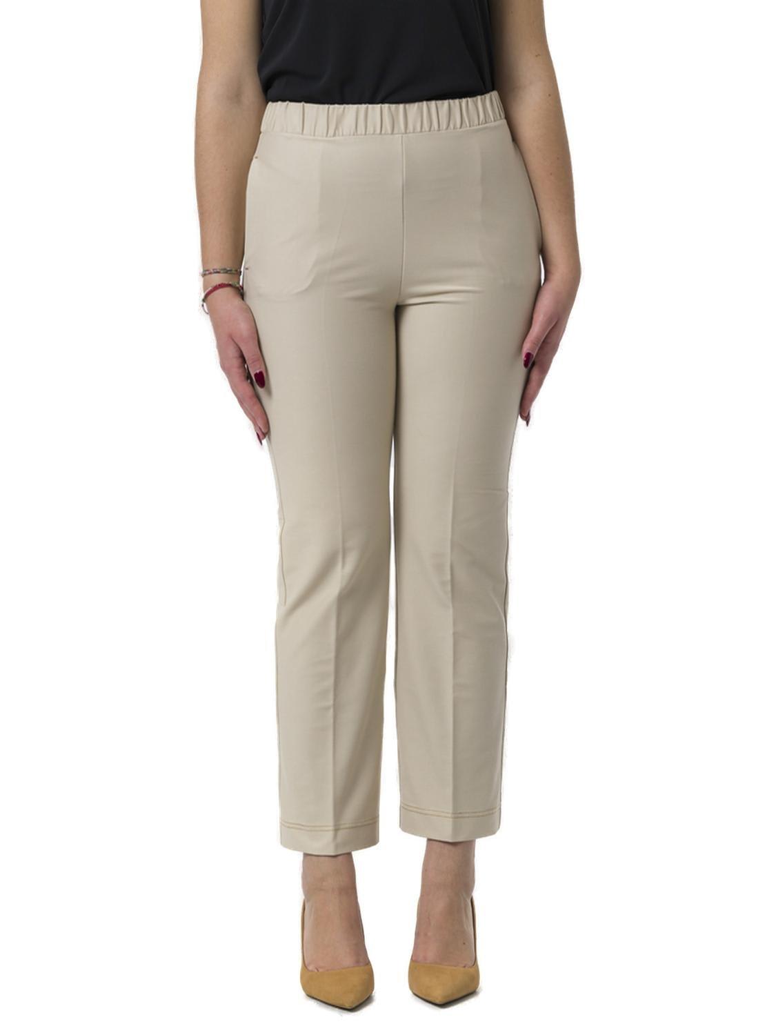 High Waist Straight Leg Trousers