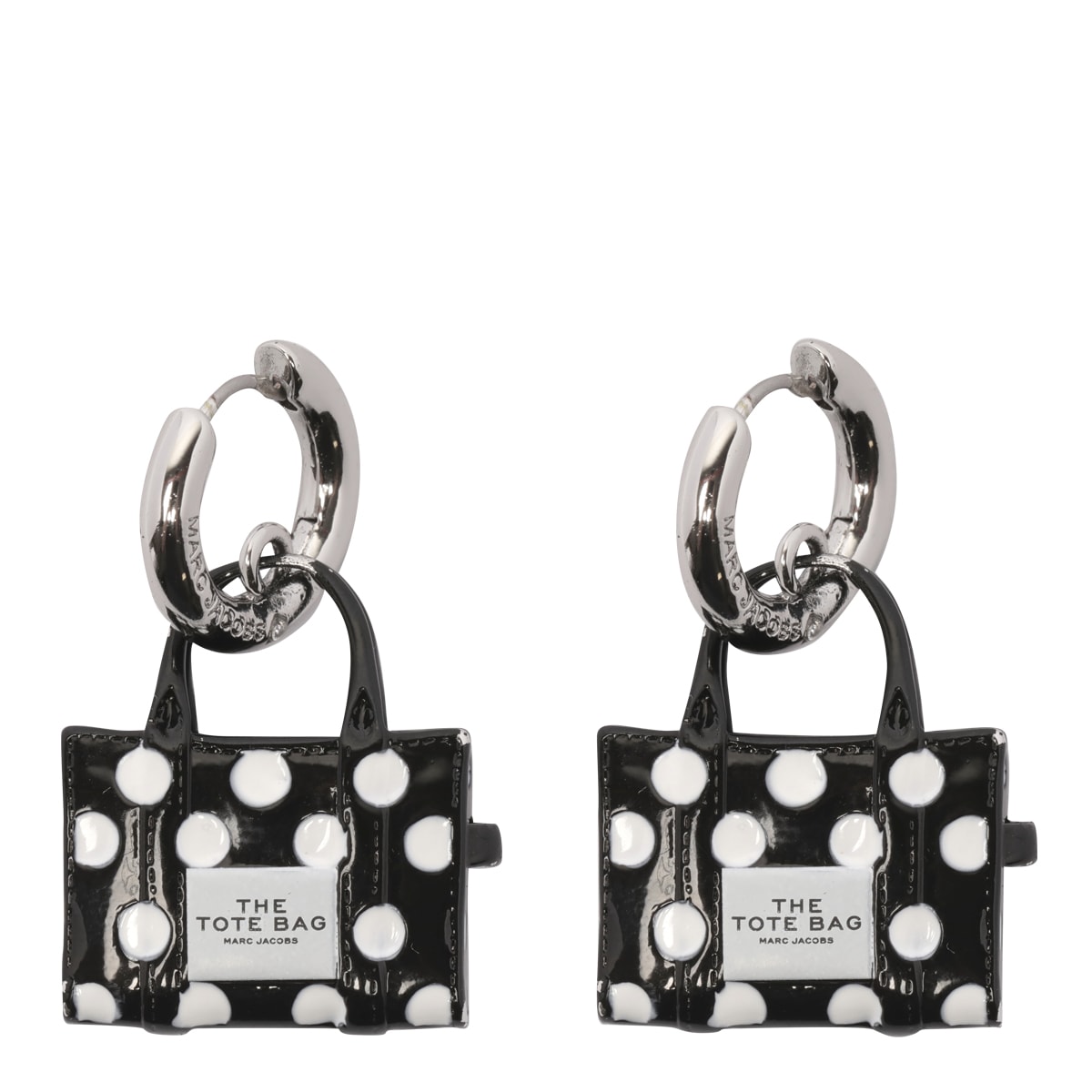 MARC JACOBS POLKA DOT TOTE EARRINGS