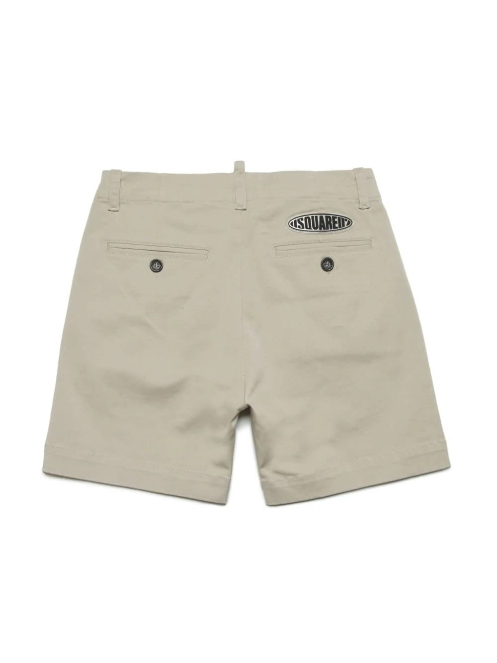 Shop Dsquared2 Beige Shorts With Crumpled Effect In Brown