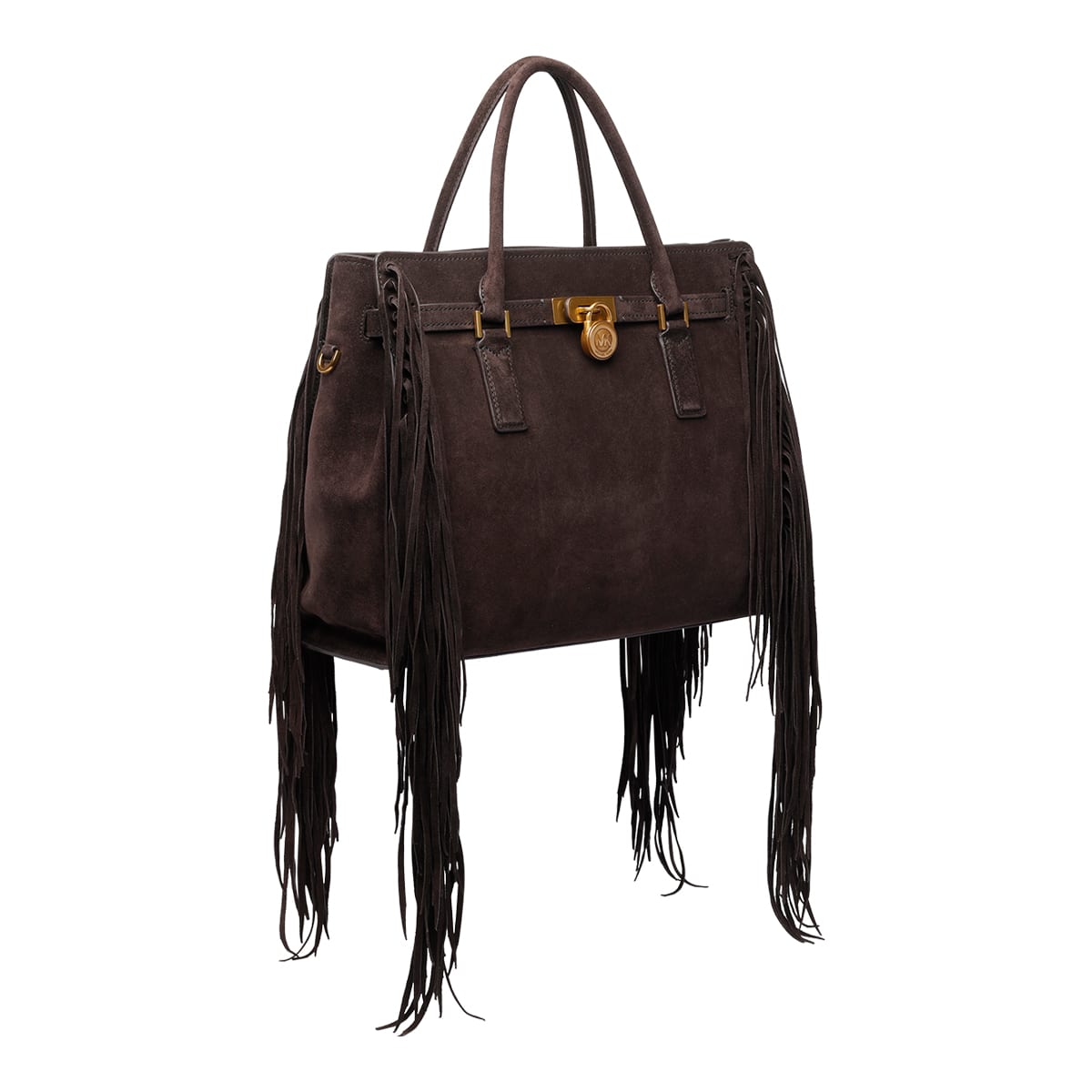 Michael Michael Kors Hamilton Satchel Bag In Brown