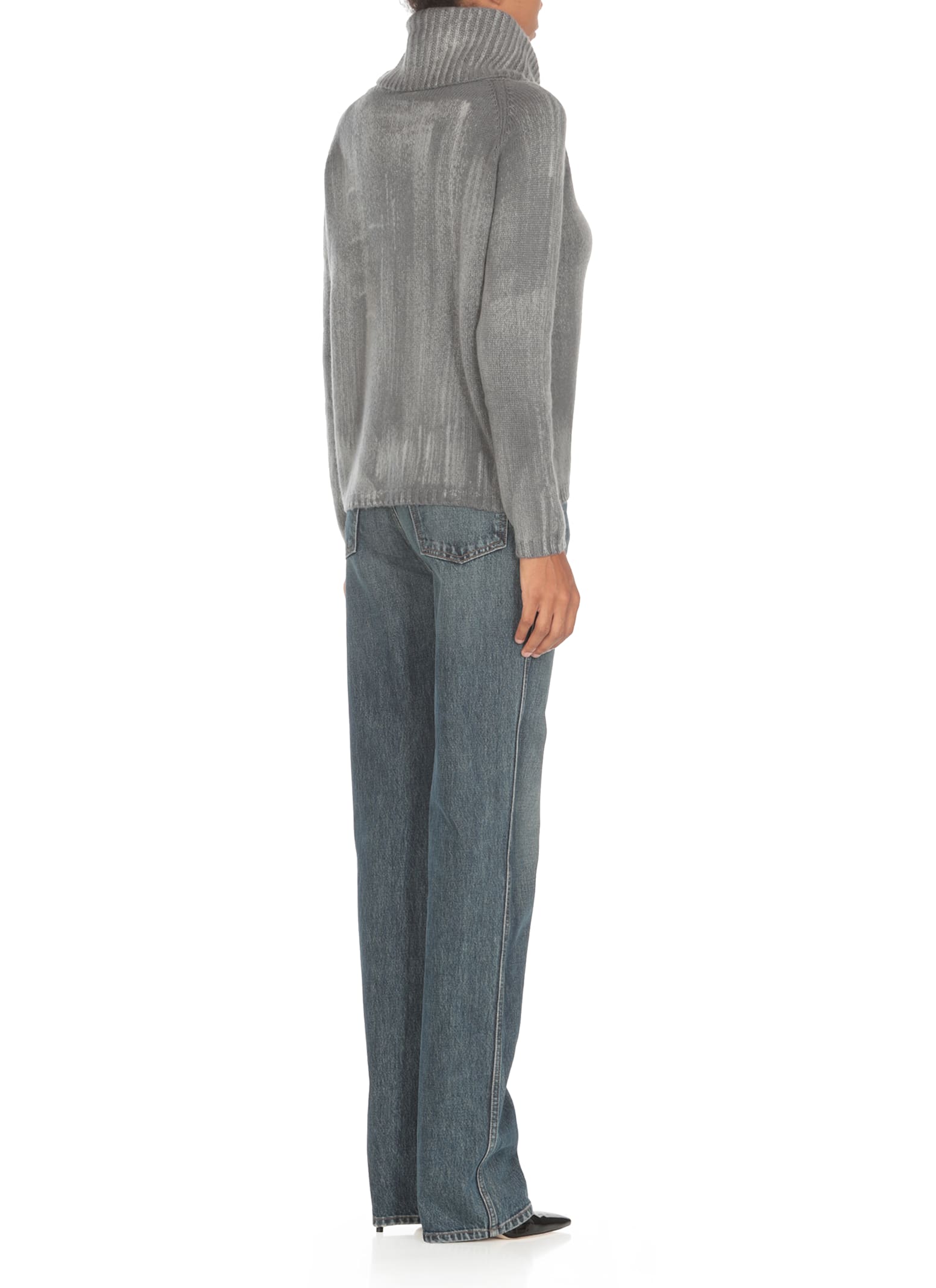 Shop Avant Toi Cashmere Sweater In Grey