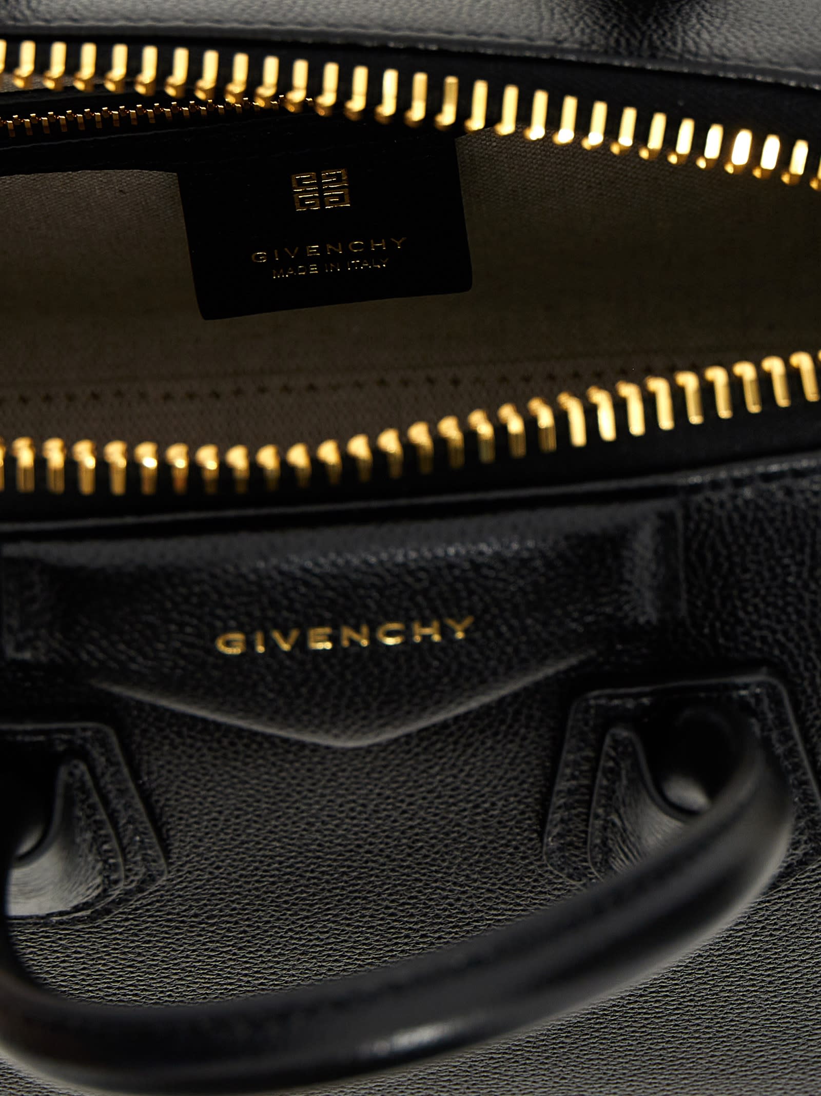 Shop Givenchy Antigona Mini Handbag In Black