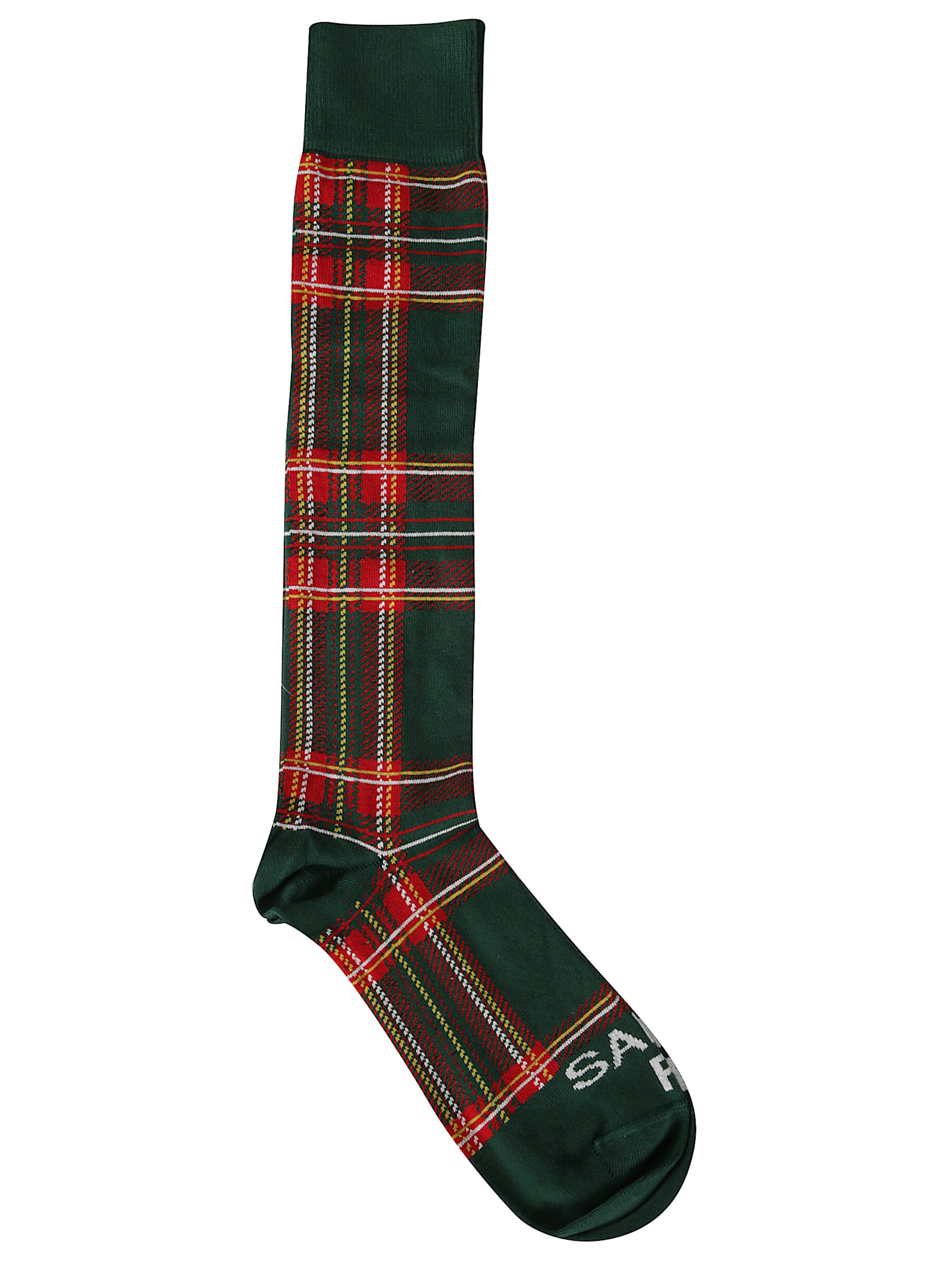 Mc2 Saint Barth Scottish Stocking In Green
