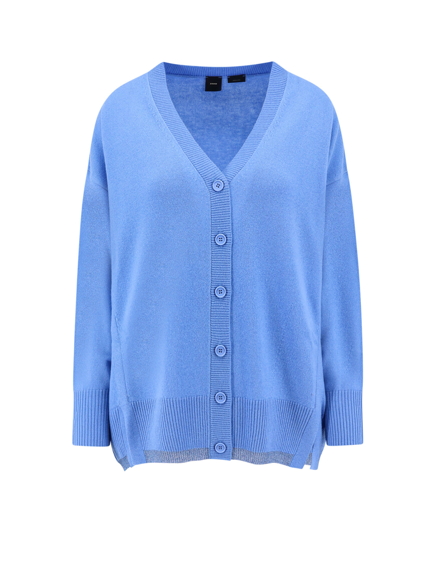 Shop Pinko Cardigan In Cornflower Blue