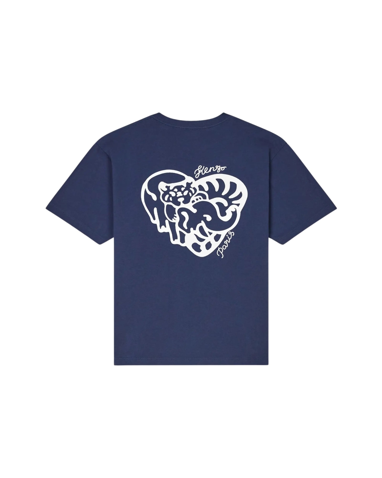 Shop Kenzo T-shirt In Midnight Blue