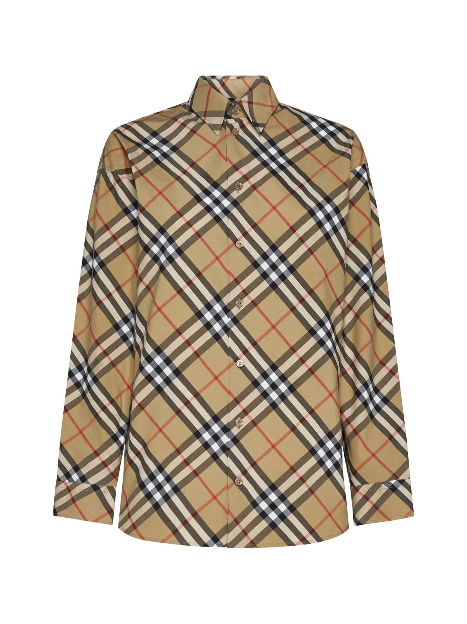 Burberry Shirt In Brown