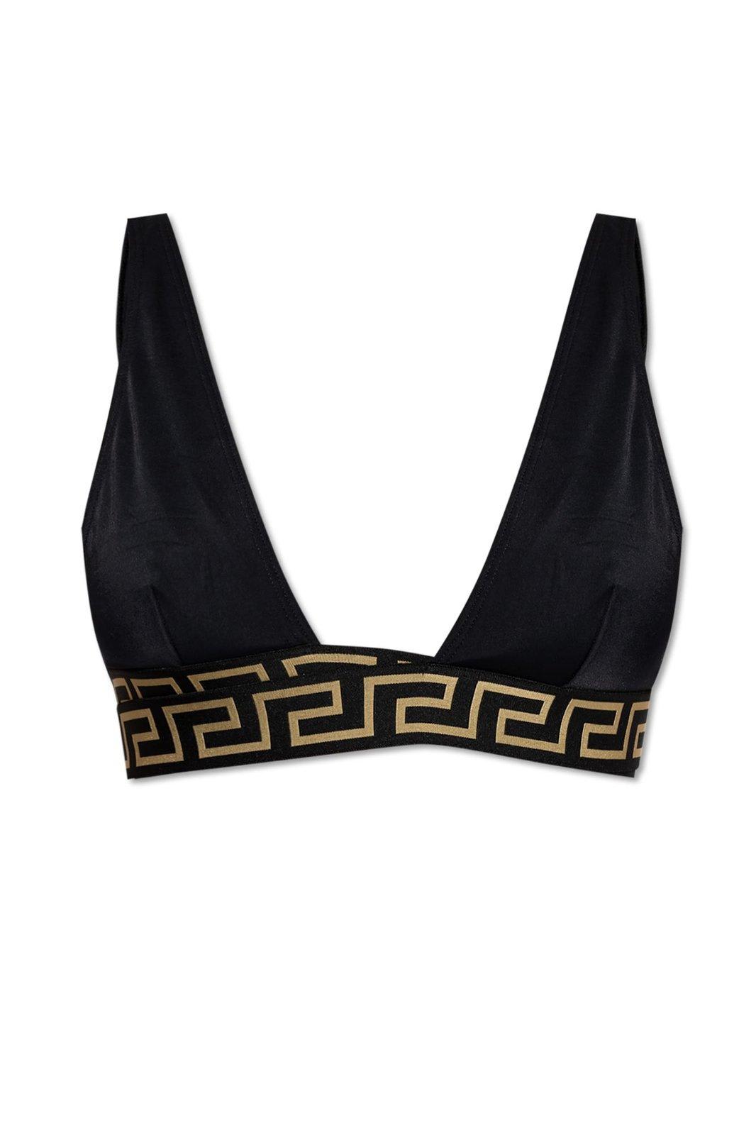 Greca-detailed Layered Bikini Top