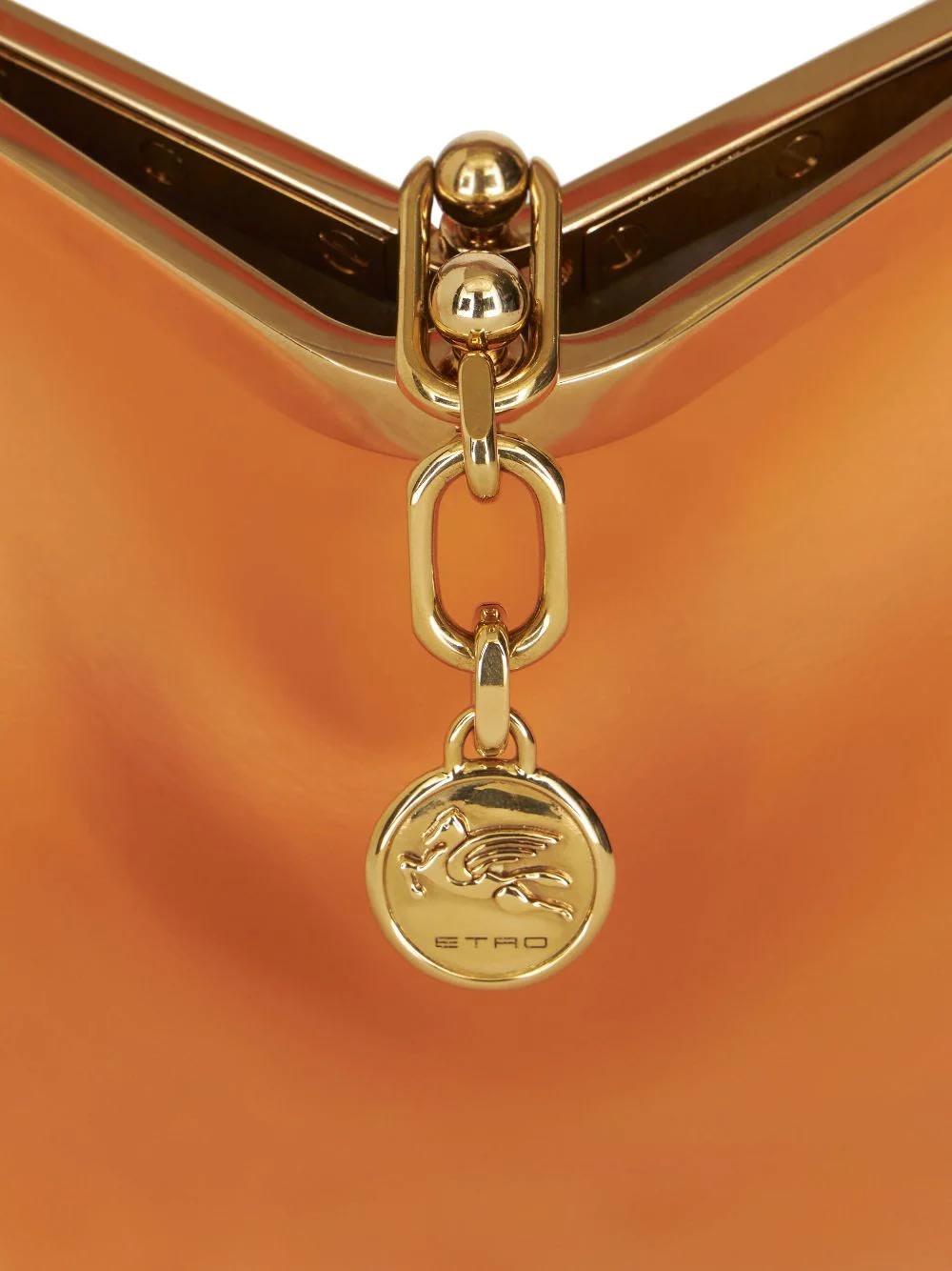 Shop Etro Orange Vela Mini Bag