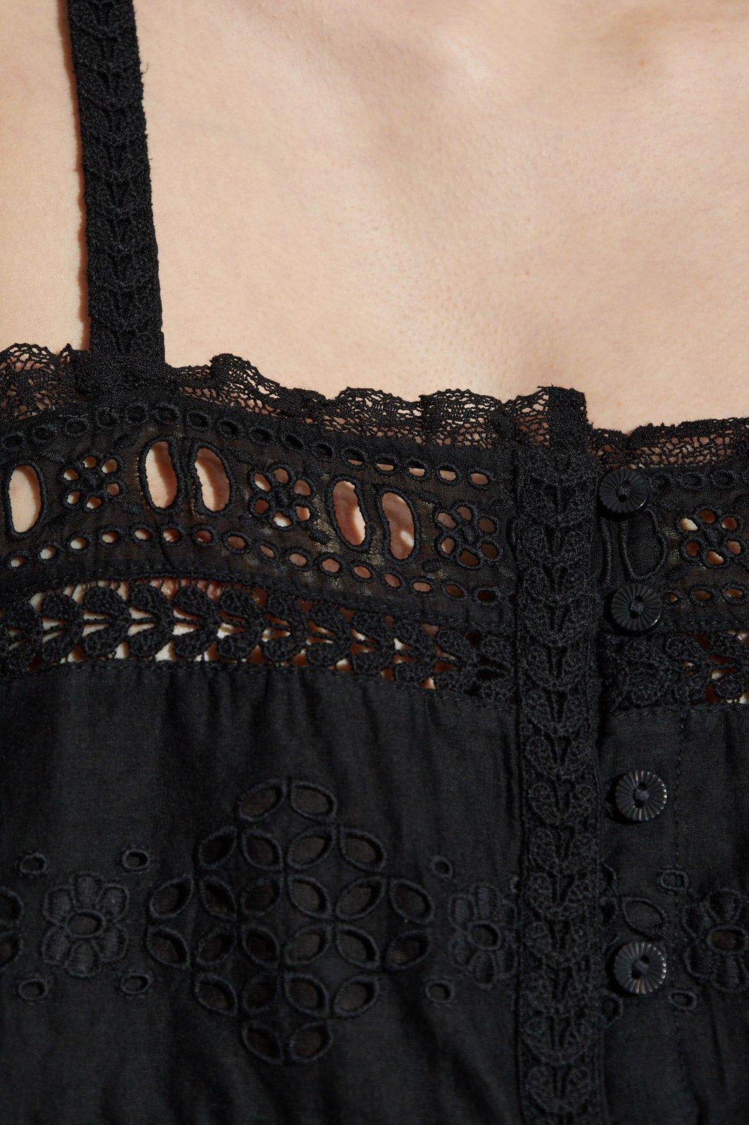 ISABEL MARANT ÉTOILE DENYS BUTTONED TOP