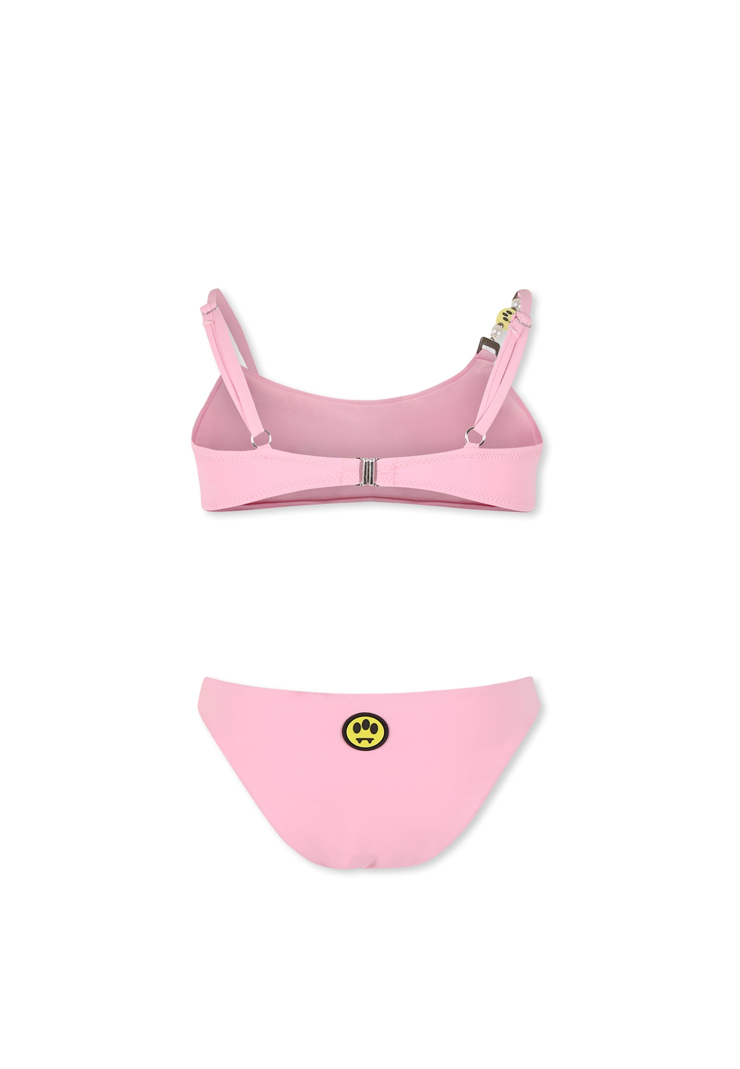 Barrow Pink Bikini For Girl With Logo In Pink
