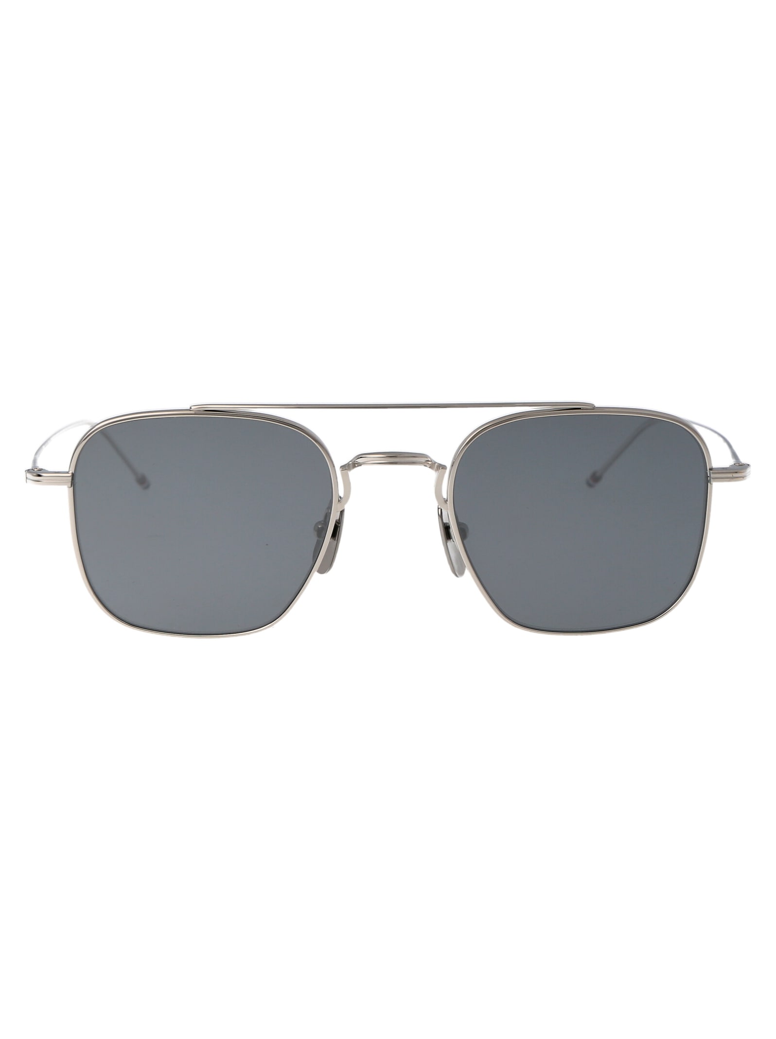 Shop Thom Browne Ues907a-g0001-045-50 Sunglasses In 045 Silver