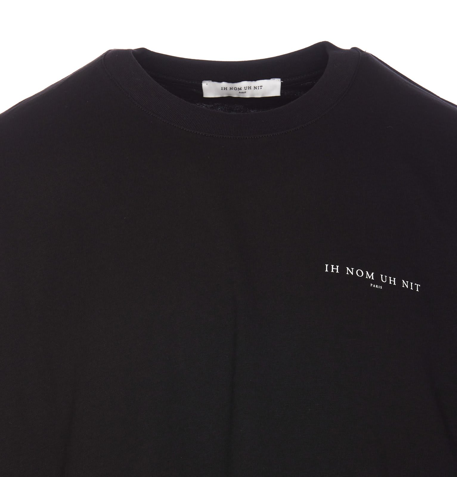 Shop Ih Nom Uh Nit This Is Authentic Crewneck T-shirt In Black