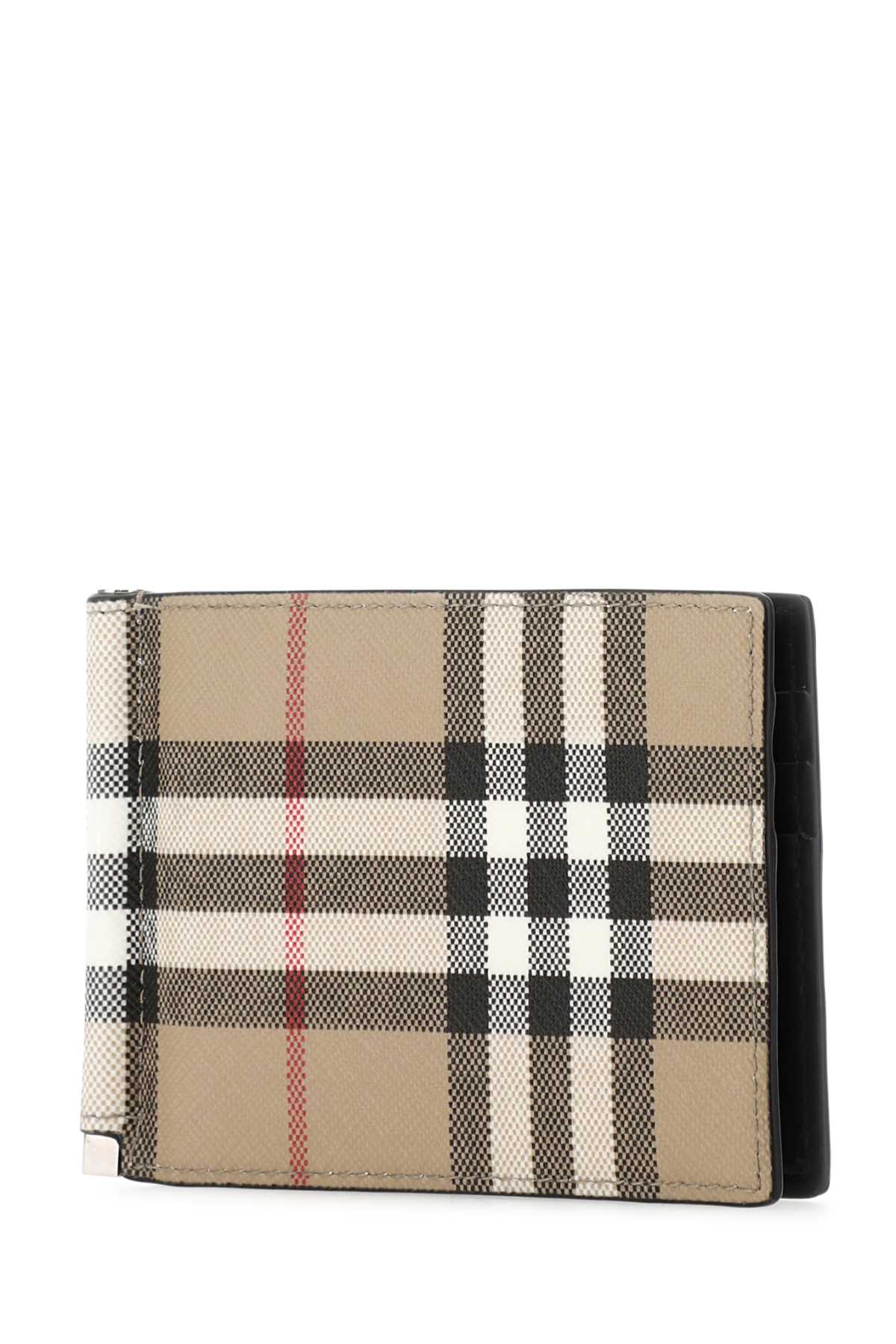 Shop Burberry Printed E-canvas Wallet In A7026