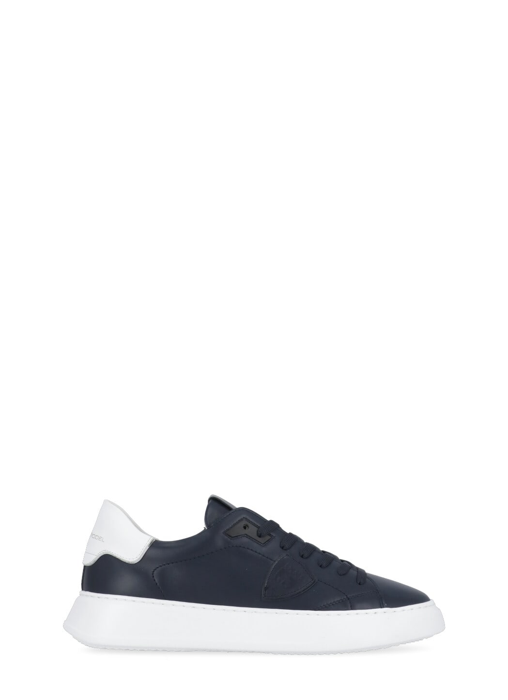 Shop Philippe Model Temple Low Sneakers In Blue