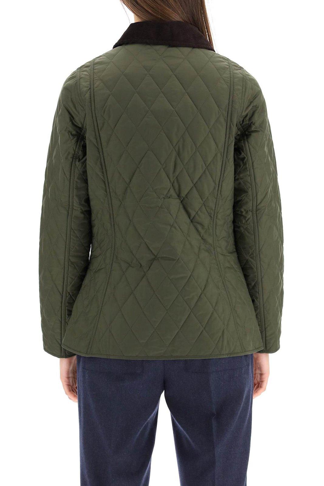 Shop Barbour Annandale Quilted Jacket In Olive