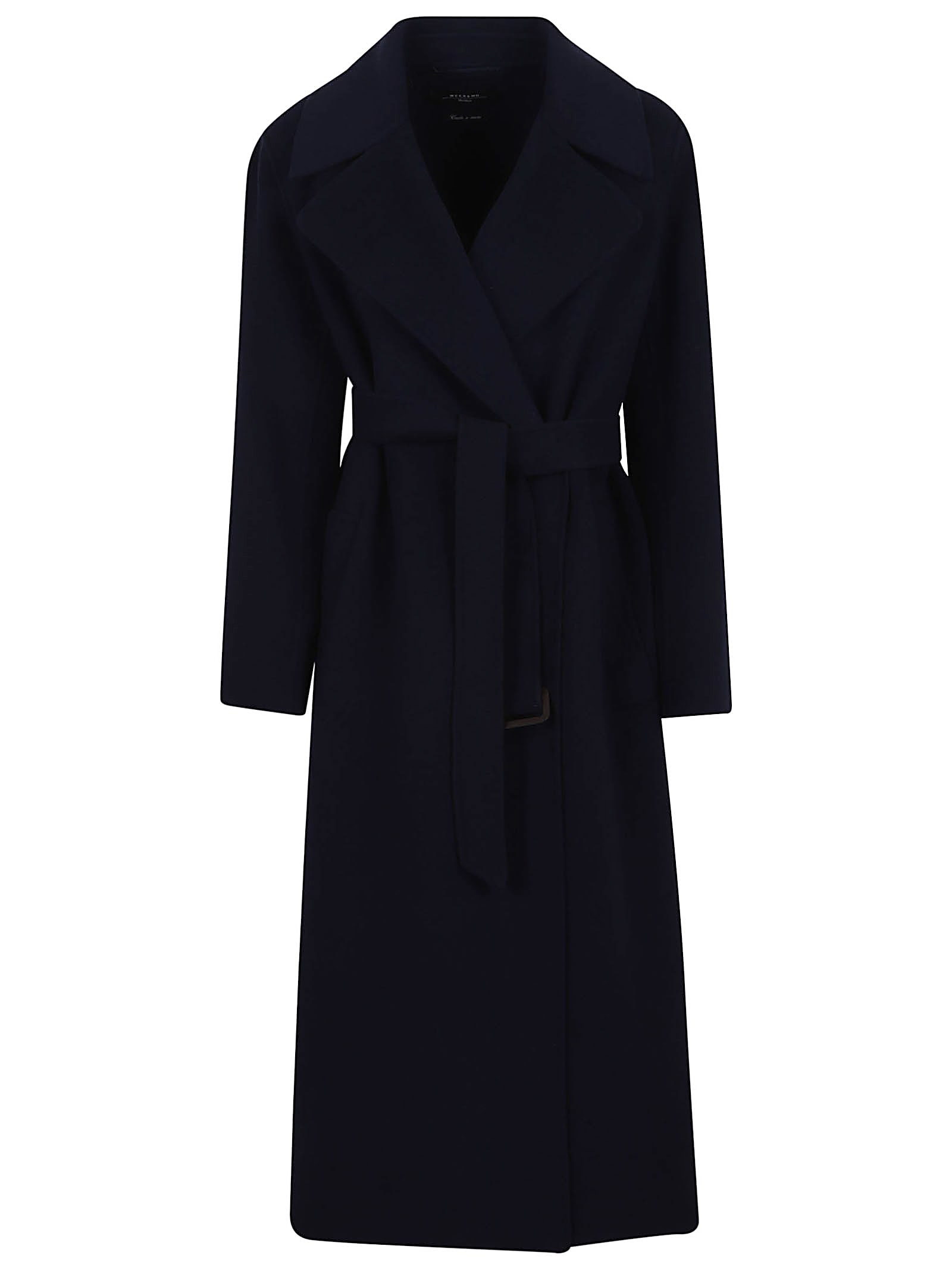 Weekend Max Mara Manu Coat In Blue