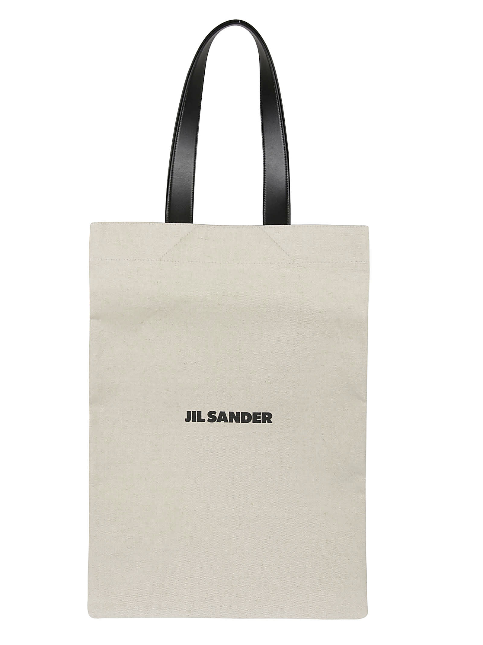 Jil Sander Grande Logo Flat Shopper Bag