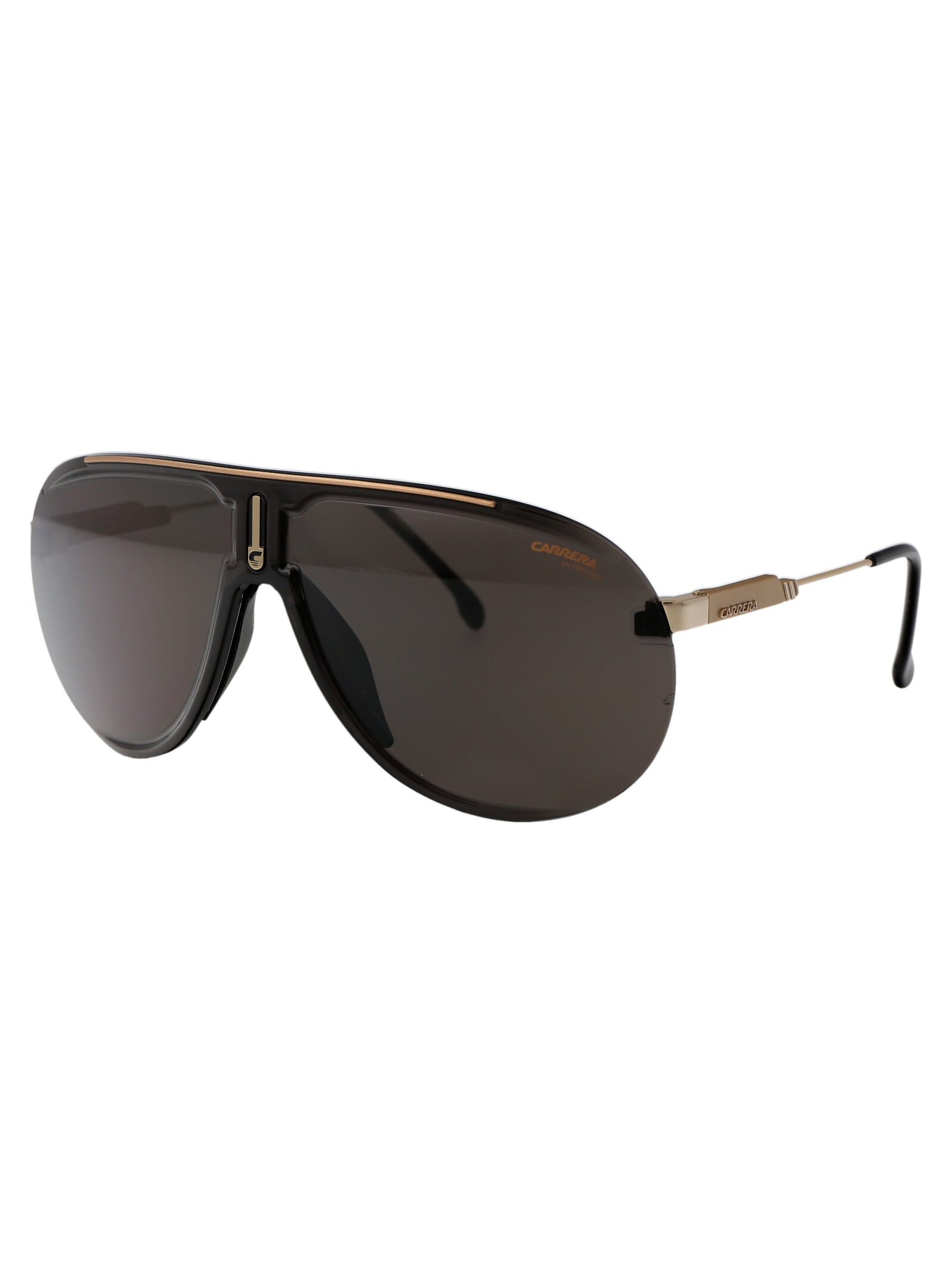 Shop Carrera Superchampion Sunglasses In 2m22k Black Gold