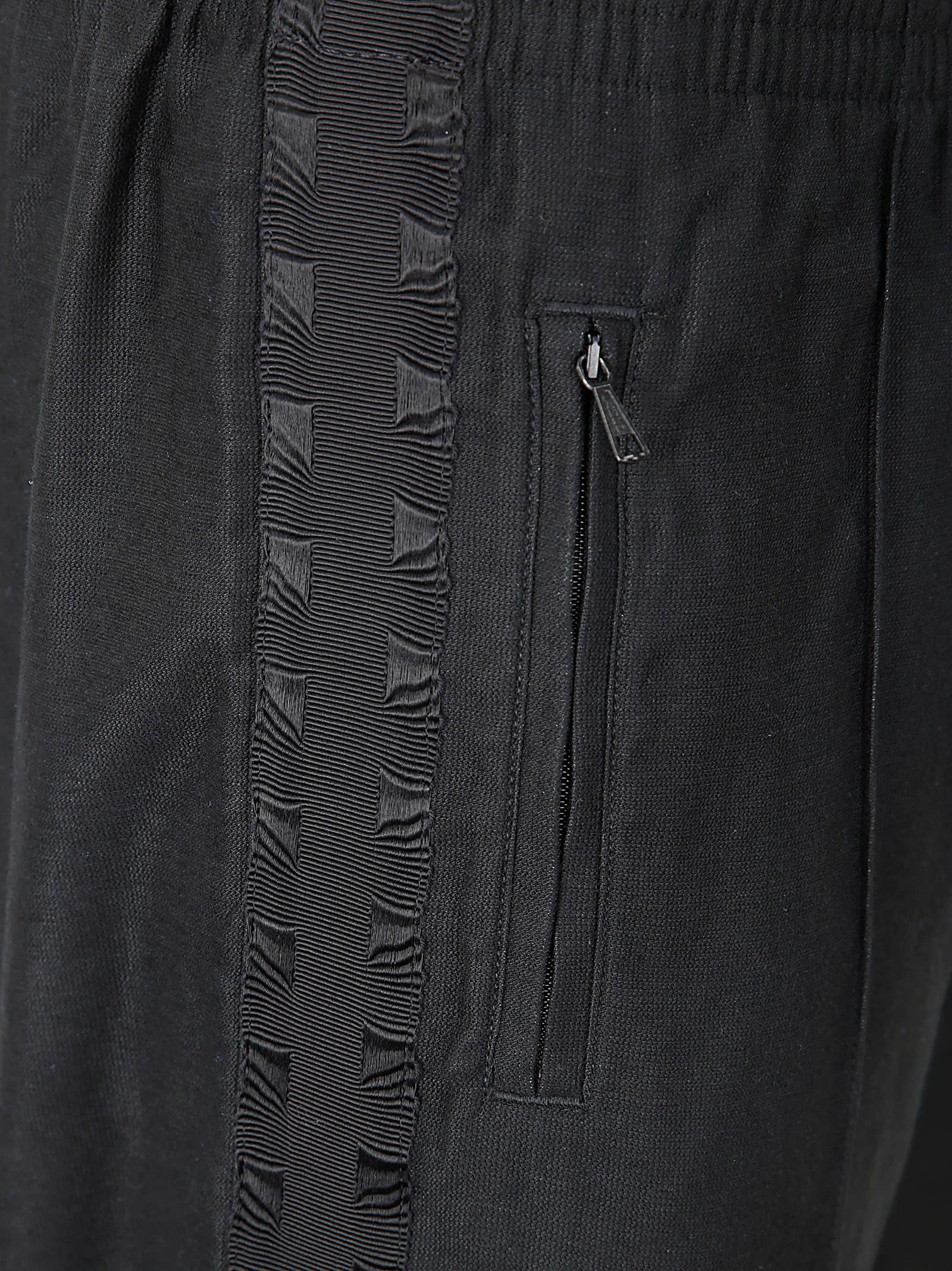 Shop Our Legacy Track Pants In Black Canvas Jersey