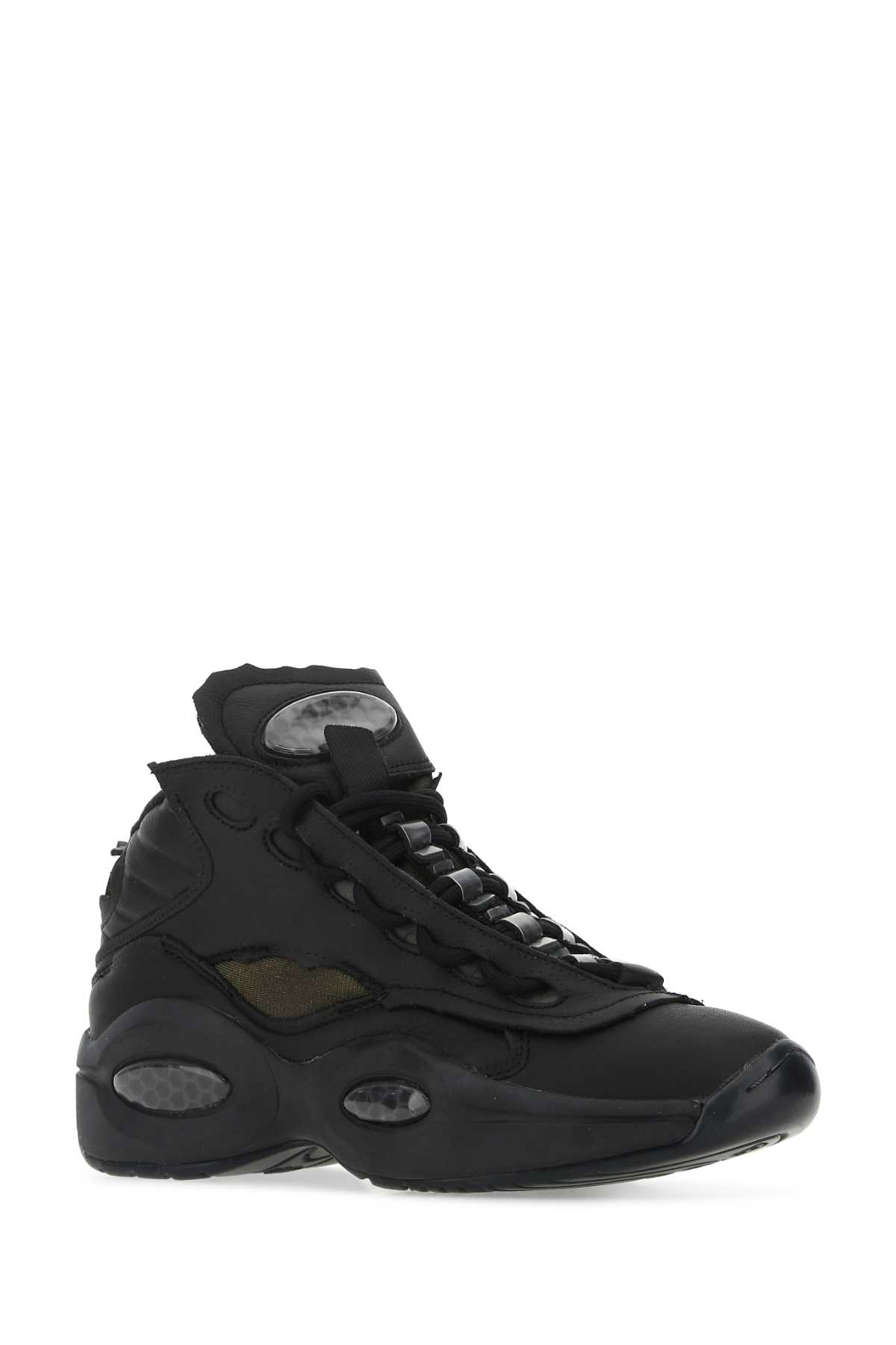 Reebok Black Leather Project 0 Tq Memory Of Sneakers In Blackftwwhtblack