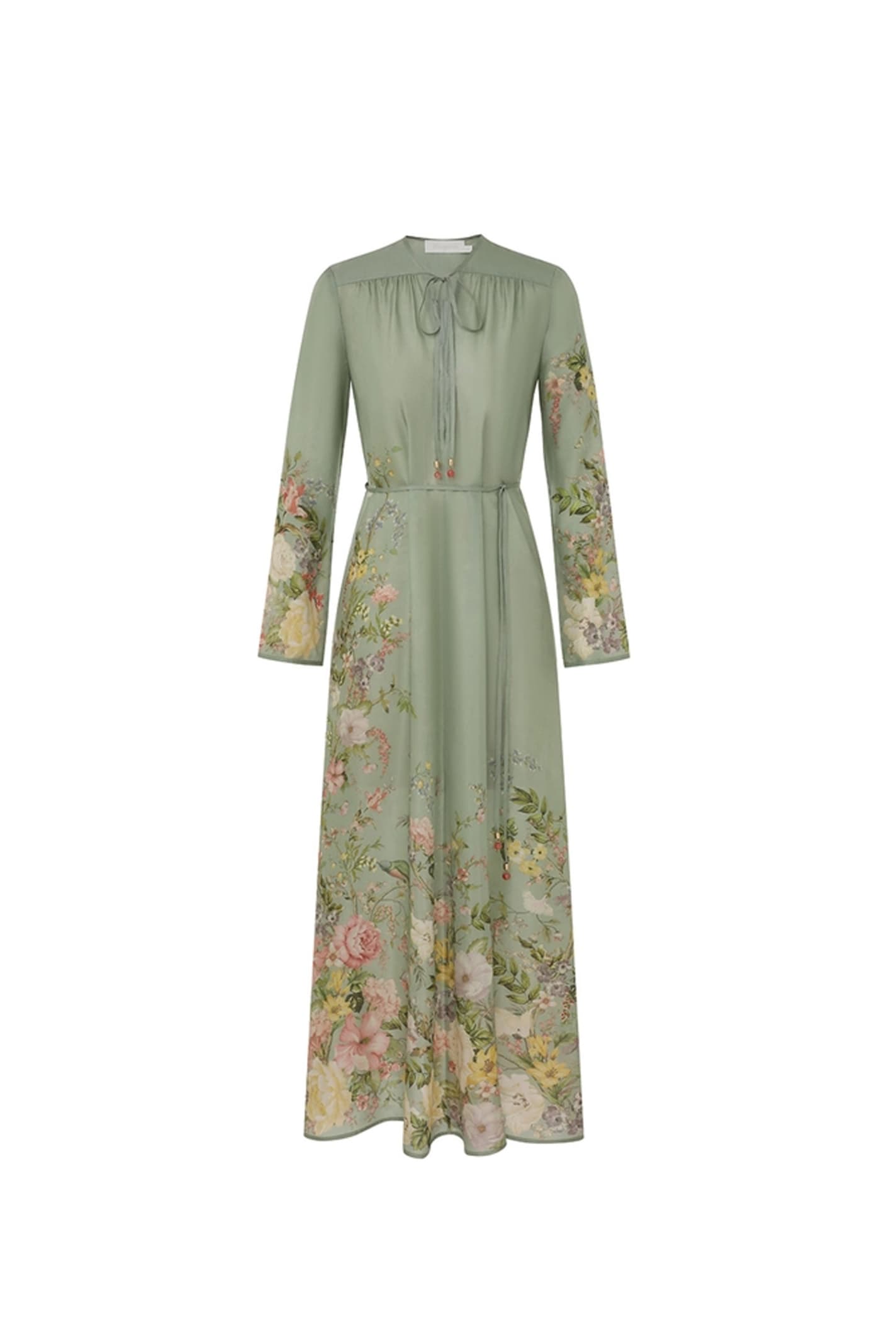 Shop Zimmermann Dress In Green