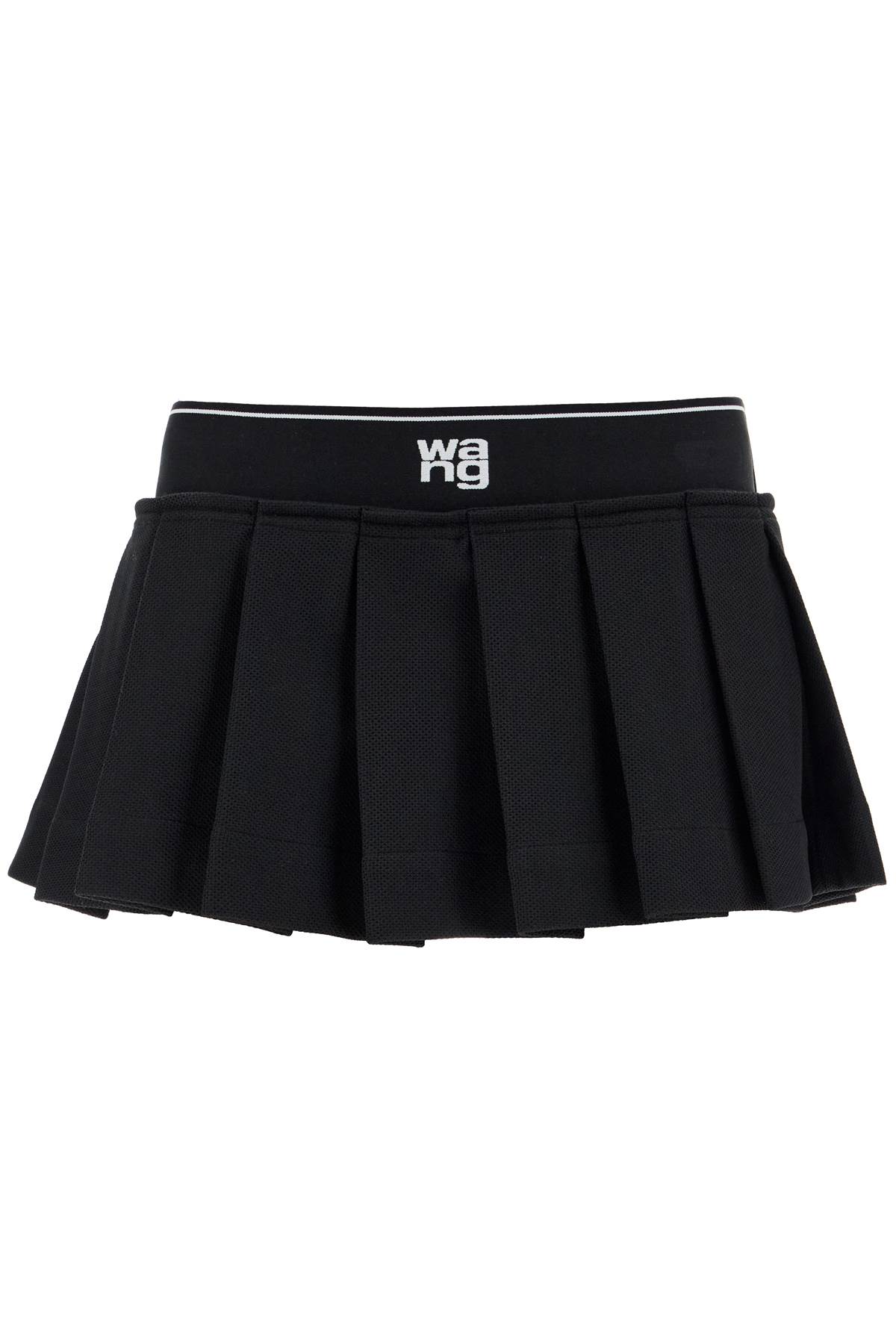 Shop Alexander Wang Cheerleader-style Pleated Mini In Black (black)