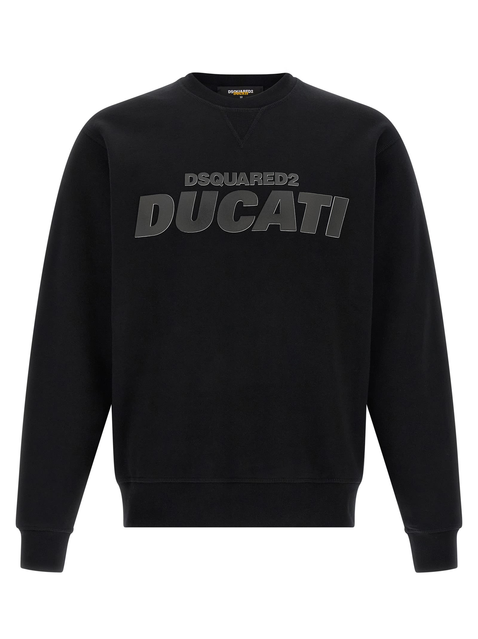 Dsquared2 X Ducati Capsule Crewneck Sweatshirt In Black