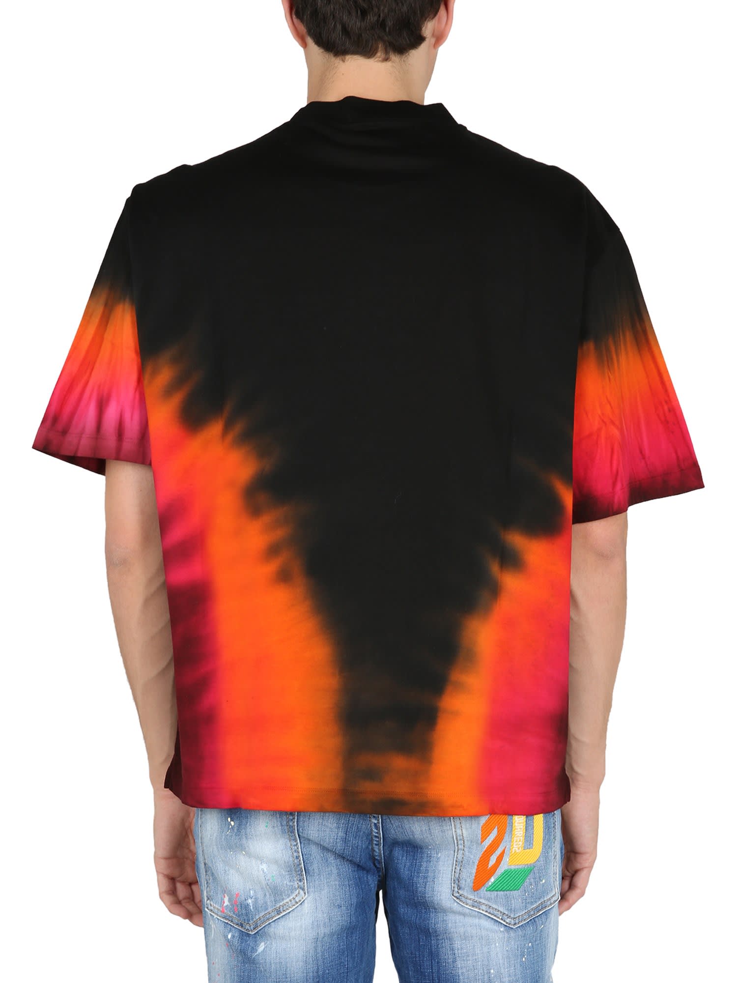 Shop Dsquared2 T-shirt D2 Flame
