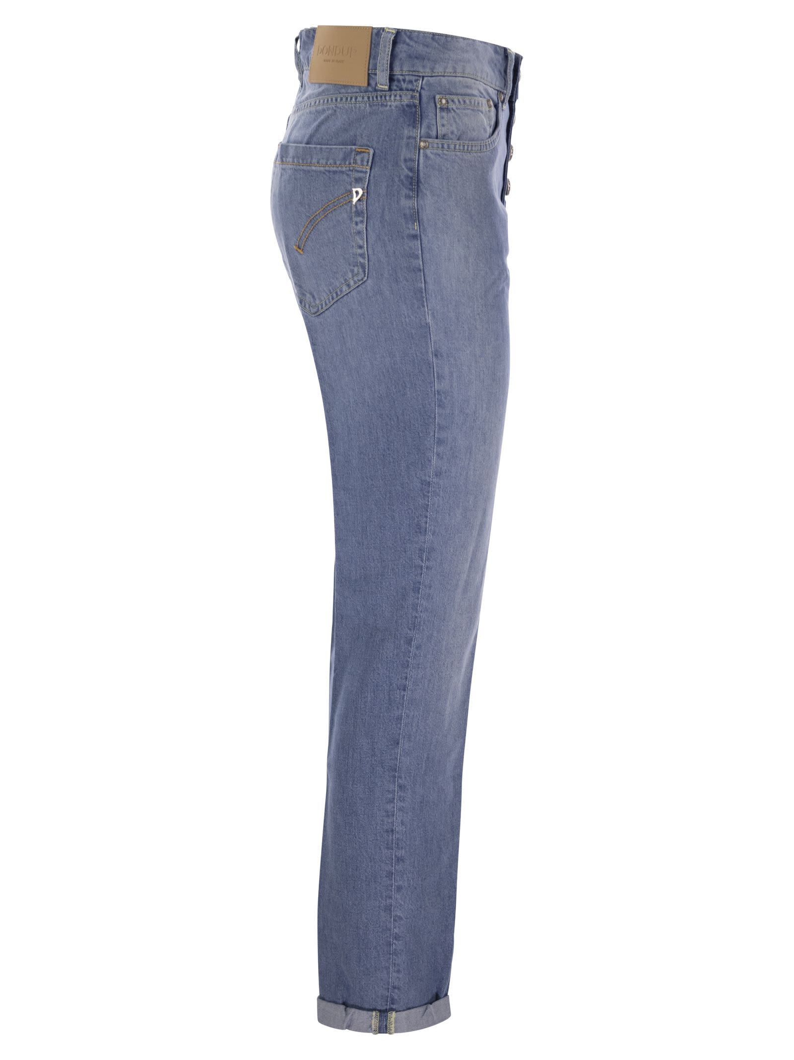 Dondup Koons - Loose Lyocell Jeans In Medium Denim