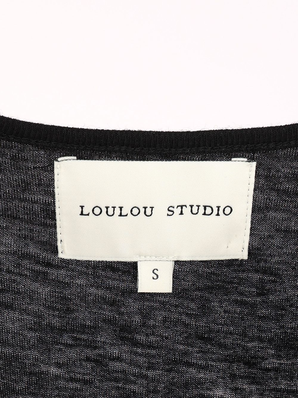 LOULOU STUDIO DEEP NECK TANK TOP