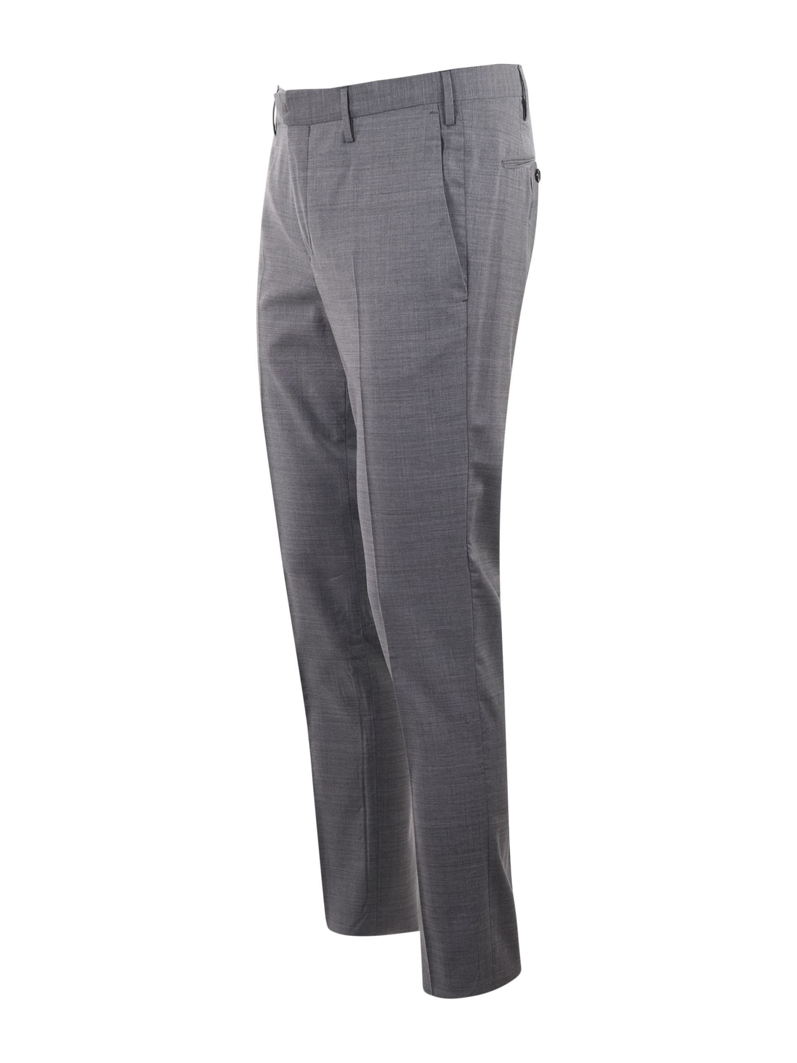 Shop Pt Torino Pt Trousers In Grey