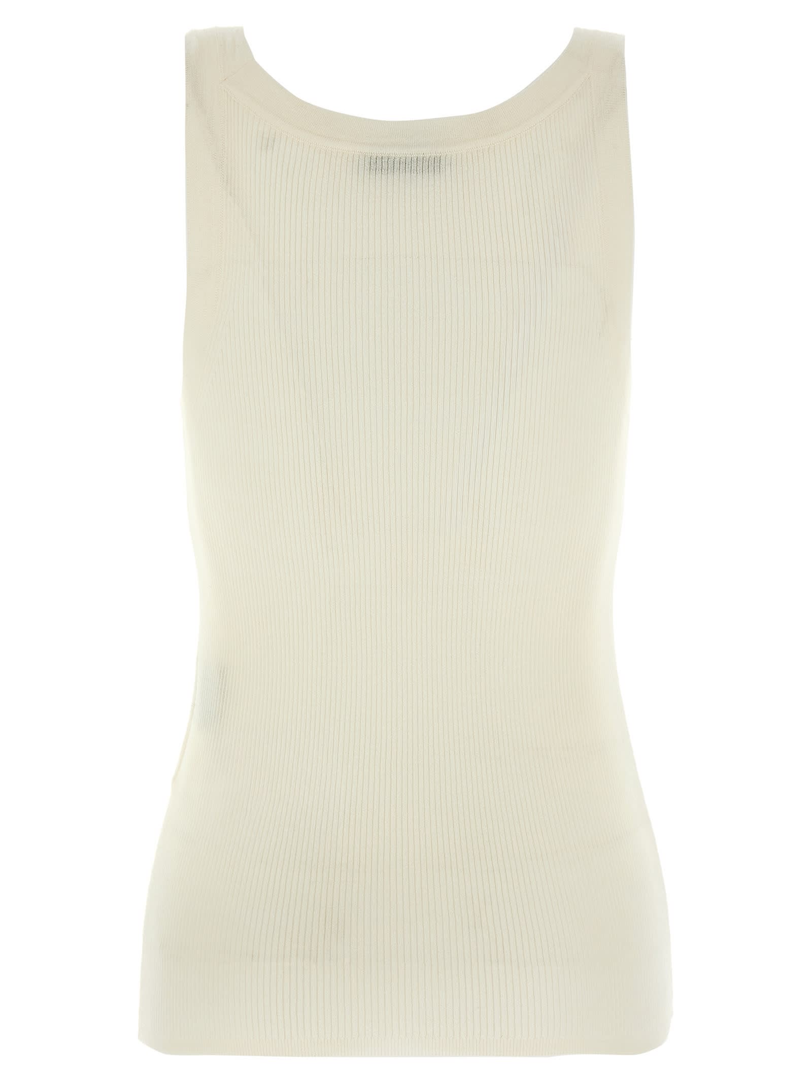Max Mara White Eliadi Top In White