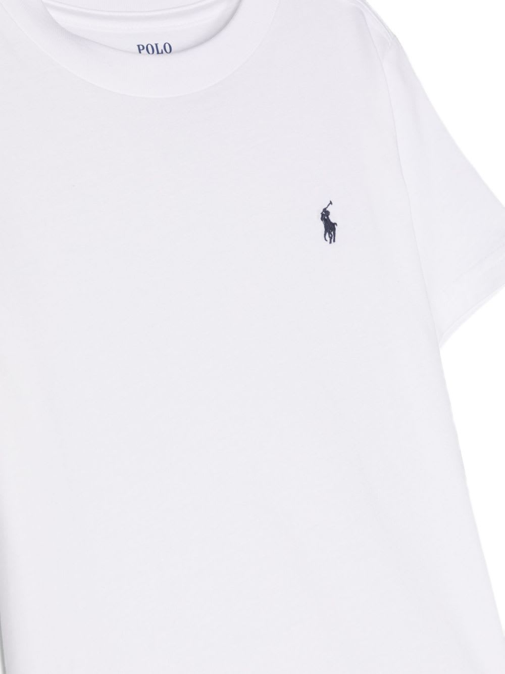 Shop Polo Ralph Lauren White Baby T-shirt