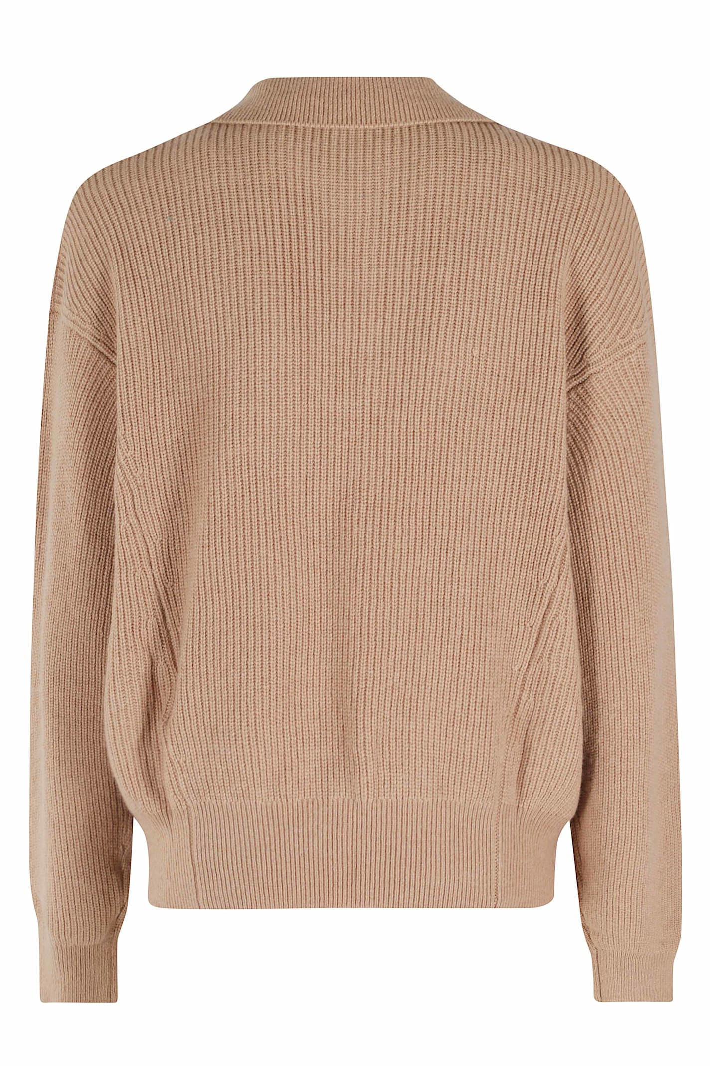 Essentiel Antwerp Jewel Button Polo In Brown