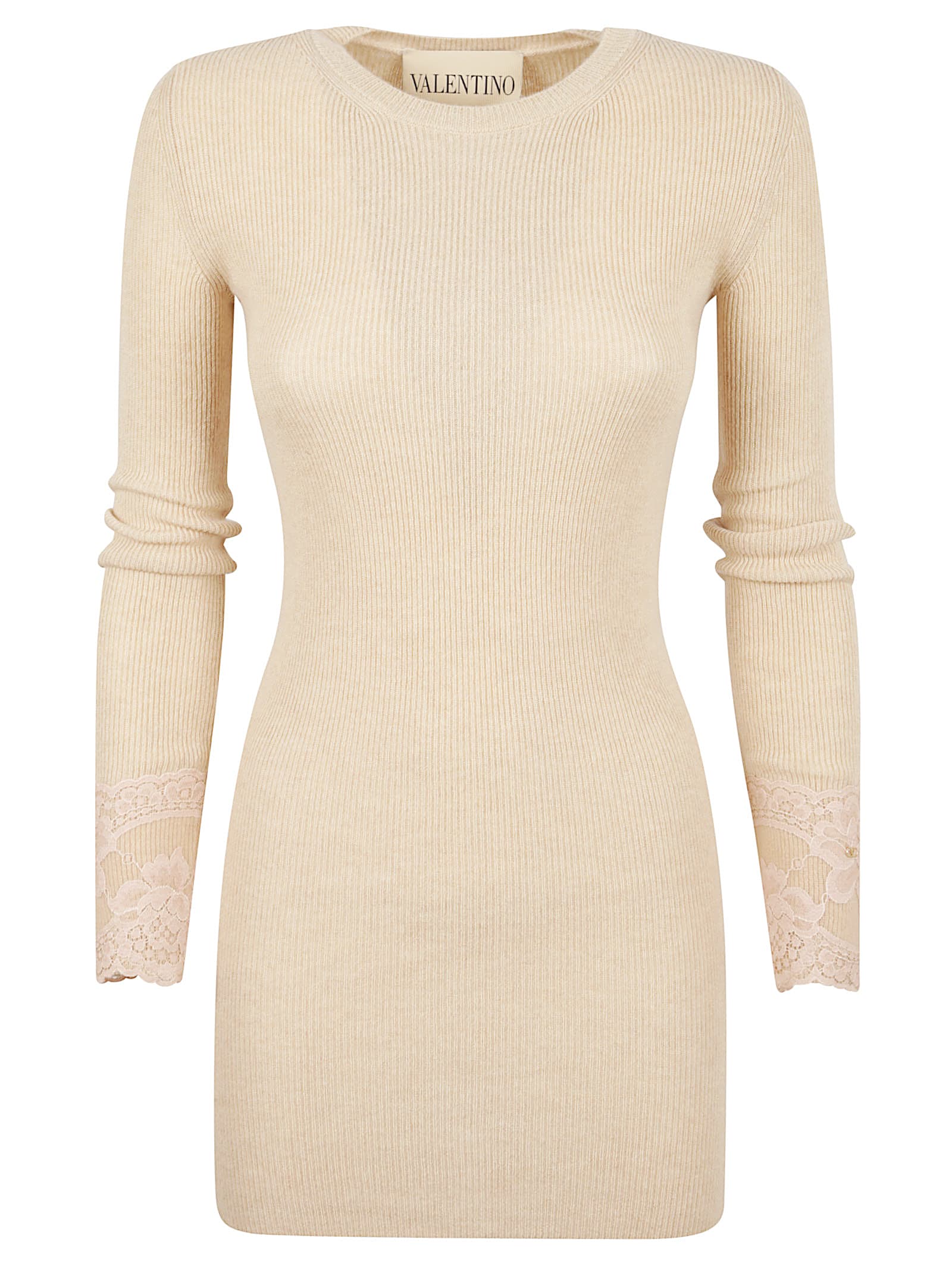 Valentino Cashmere Sweater In Neutral