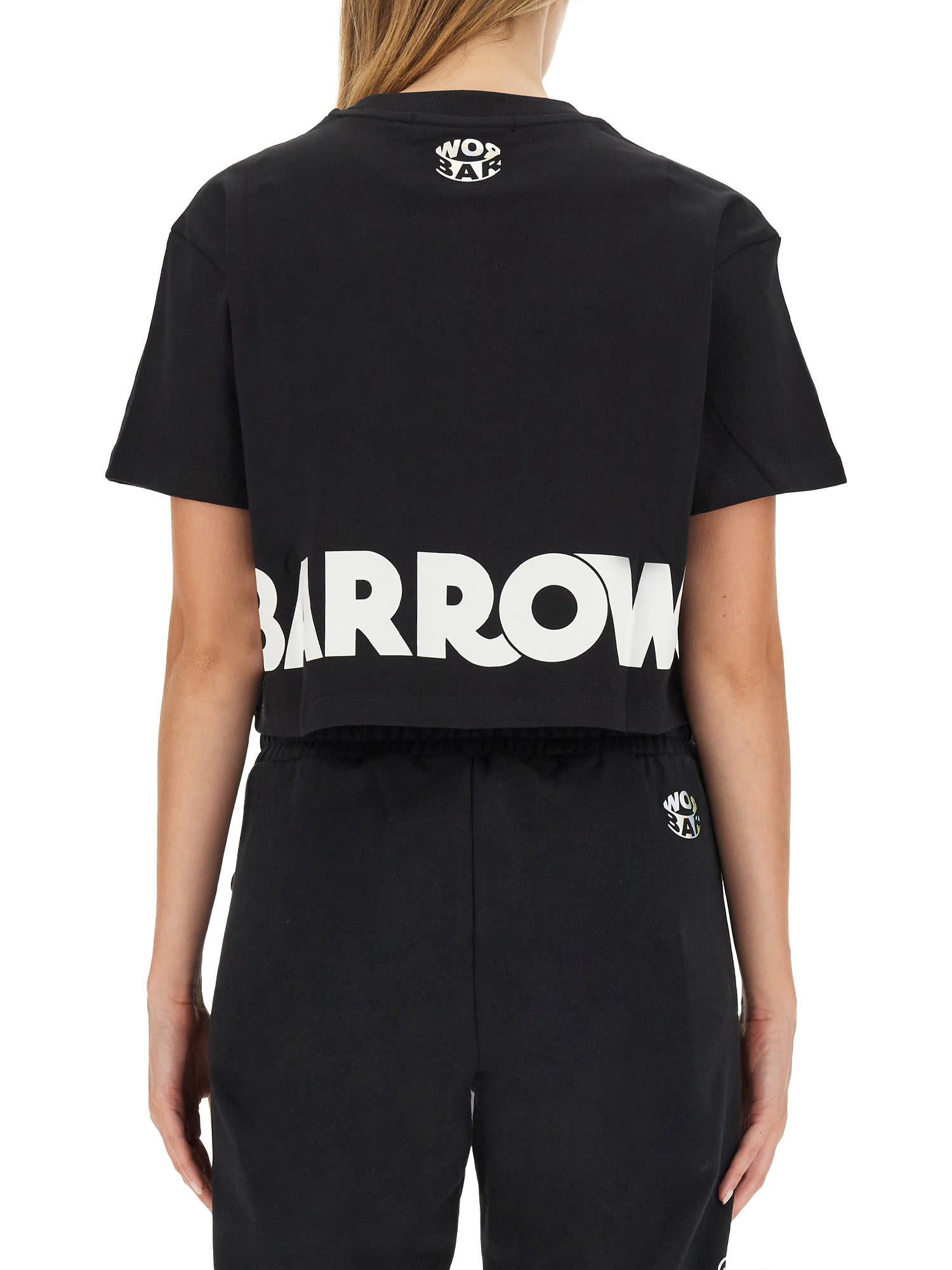 Barrow Cropped Fit T-shirt In Black
