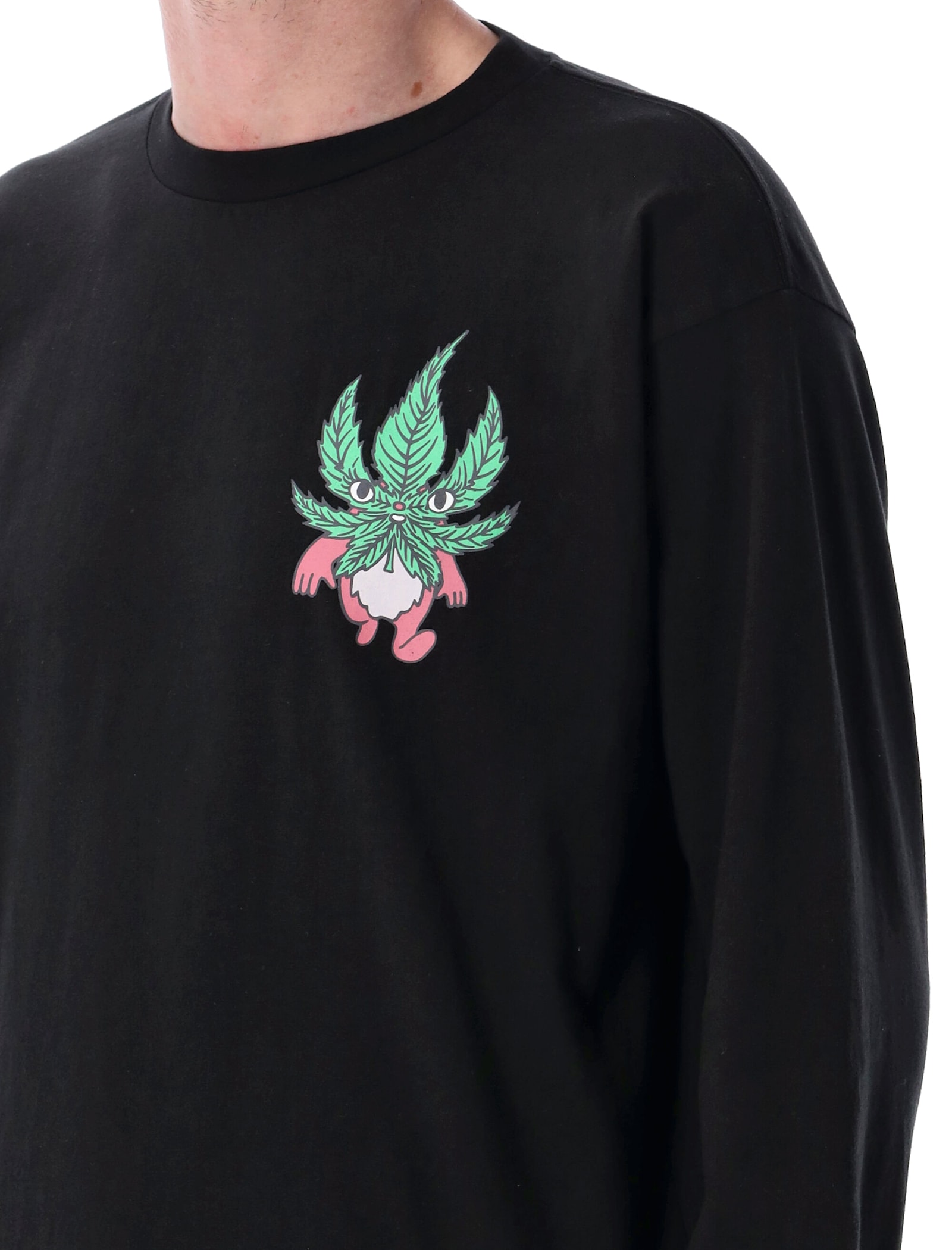 Manastash Fairy Long Sleeves T-shirt In Black