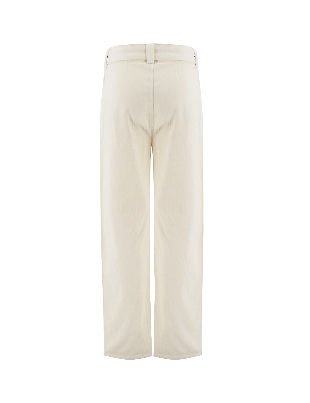 Shop Etro Trousers In White