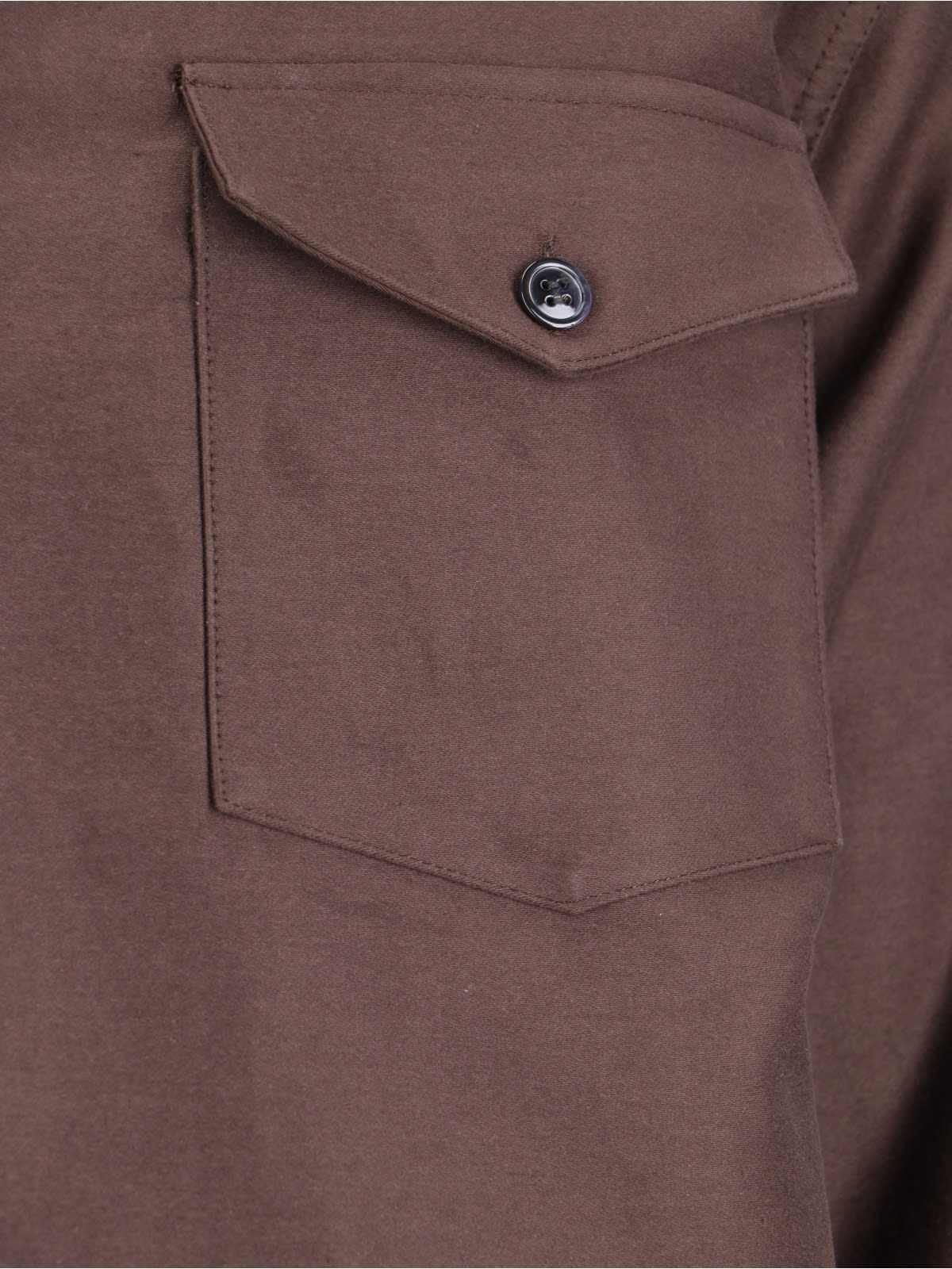 Shop Marni Classic Shirt In Brown