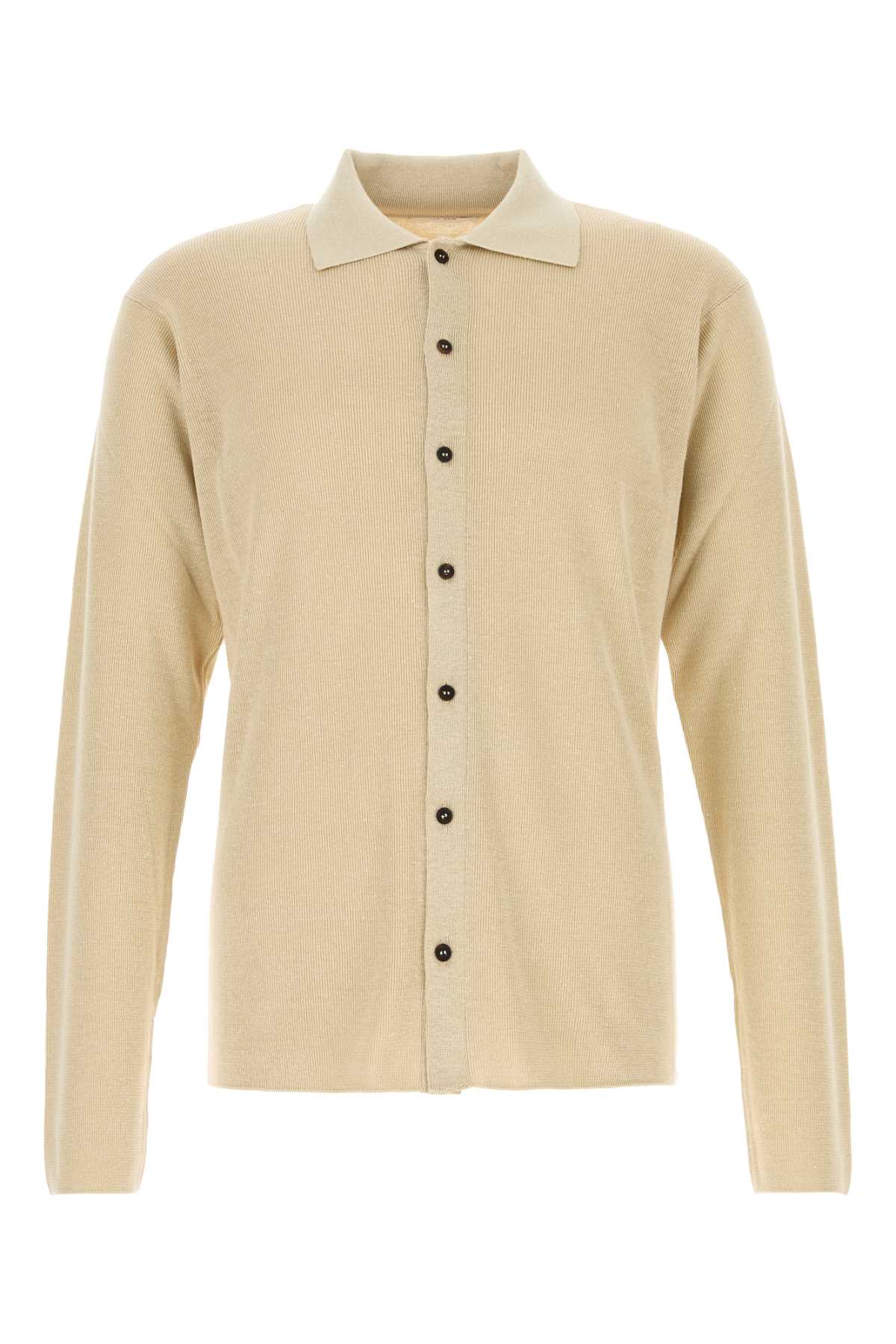 Shop The Row Beige Linen Blend Lorde Cardigan In Ecru