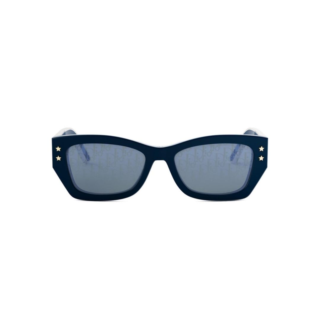 Dior Pacific Two-tone Square Sunglasses In Blue
