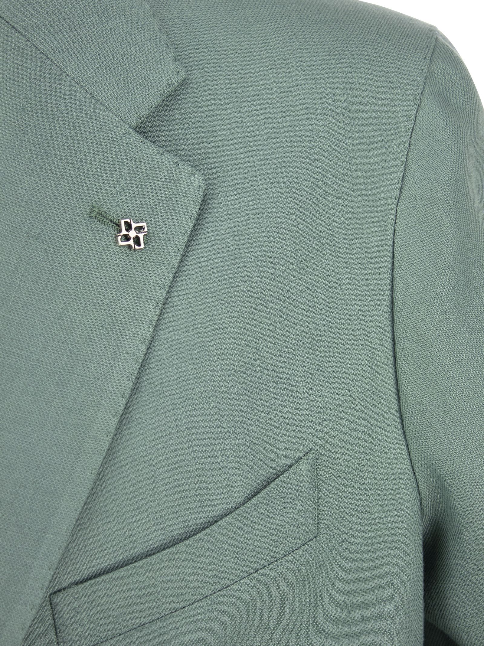 Shop Tagliatore Two-button Wool Jacket In Green