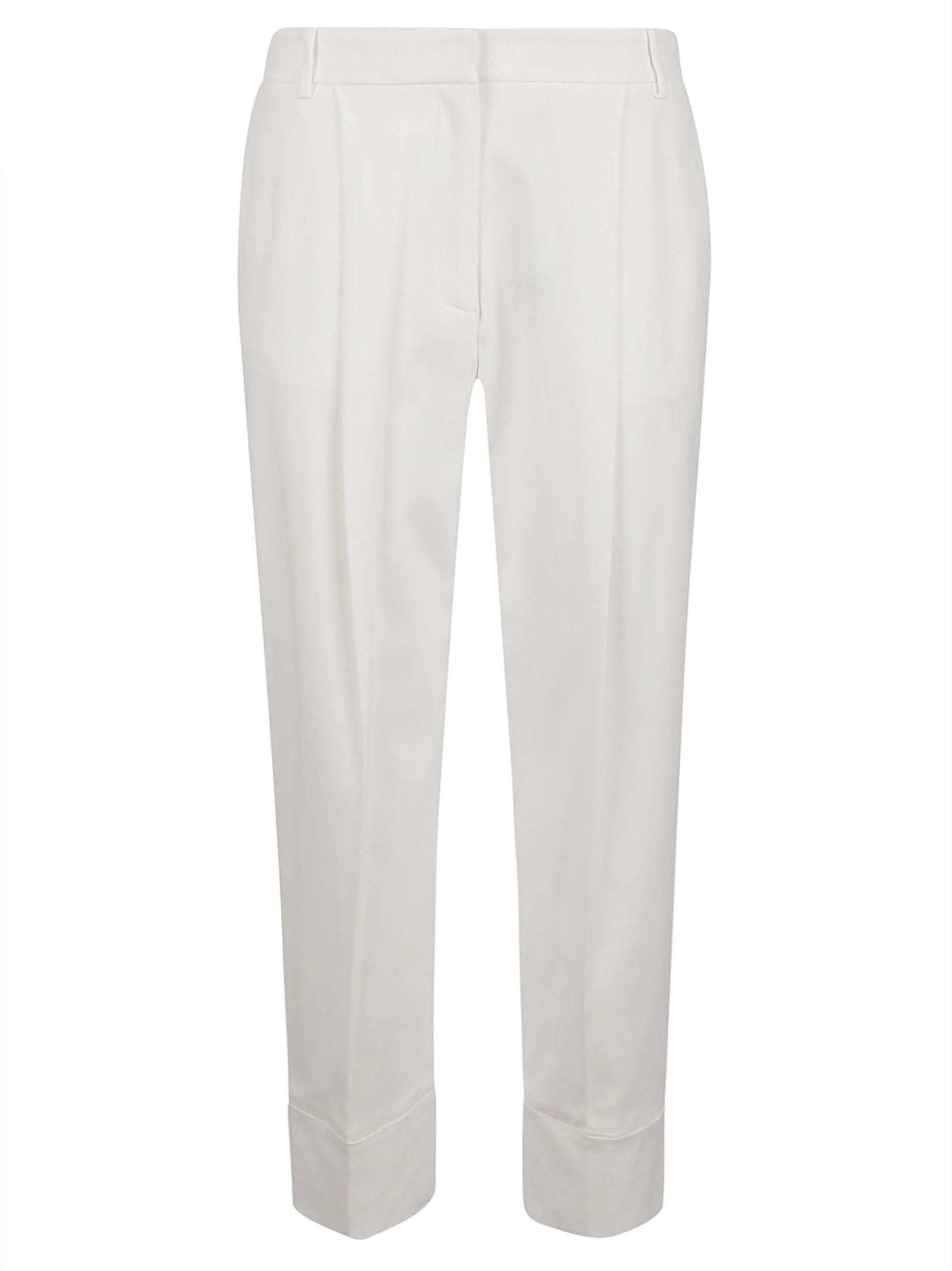 White Pince Trousers