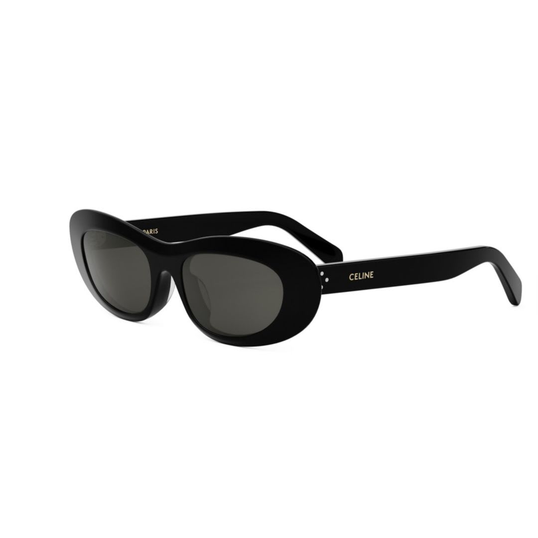 Celine 3 Dots Cat-eye Sunglasses In 01a - Black