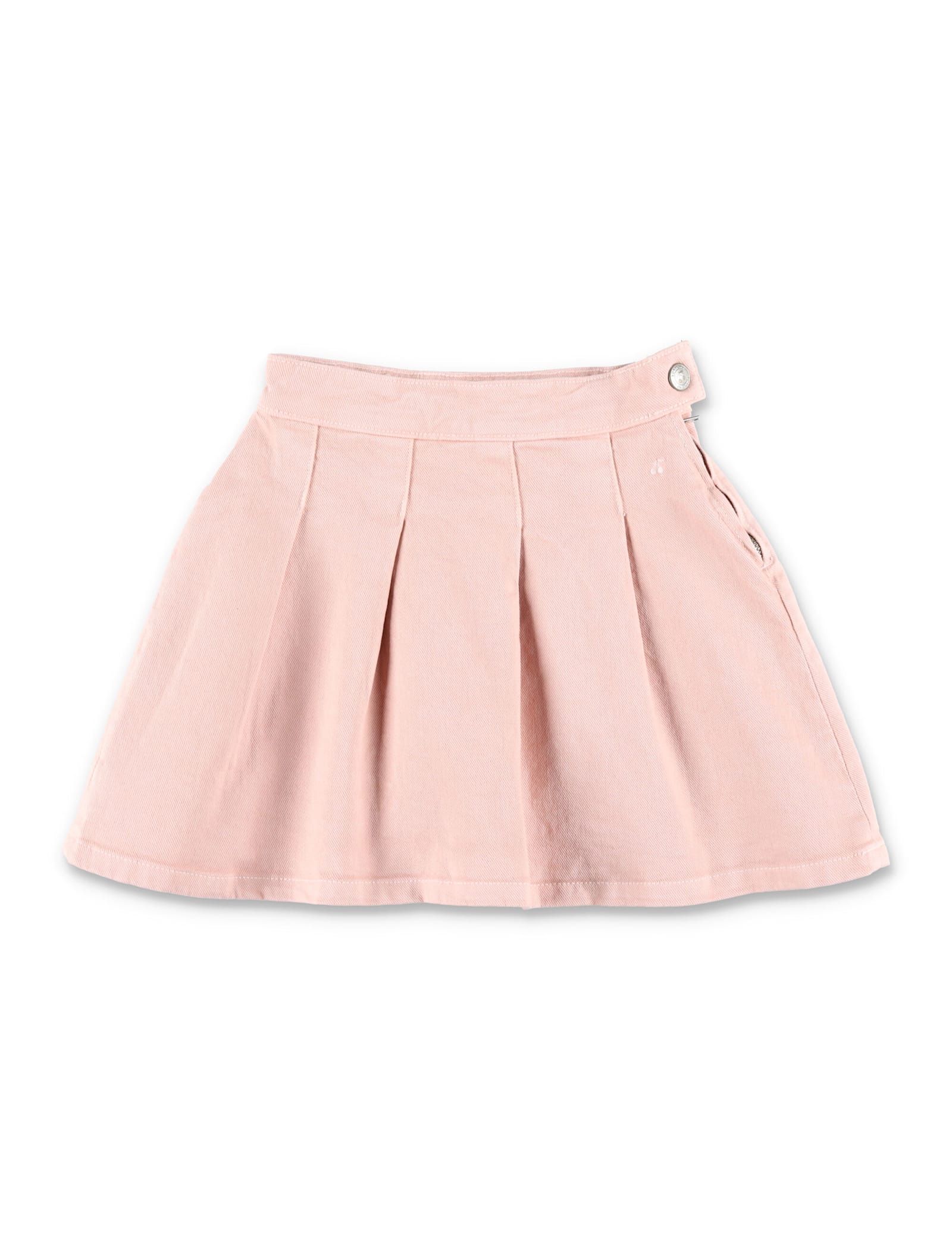 Bonpoint Jedda Girls Pleated Skirt In Organic Cotton In Pink