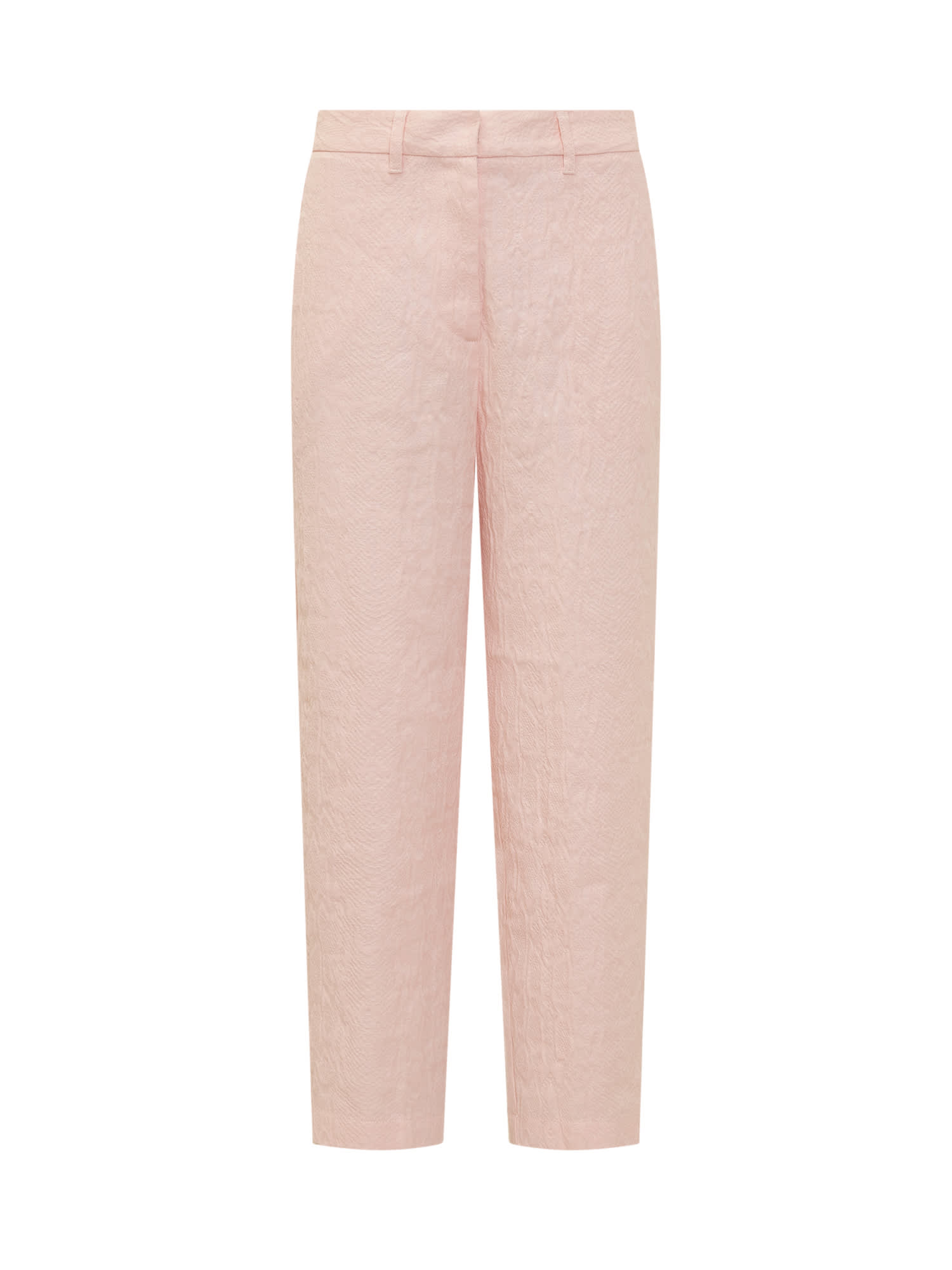 Forte Forte Jacquard Trousers In Rose