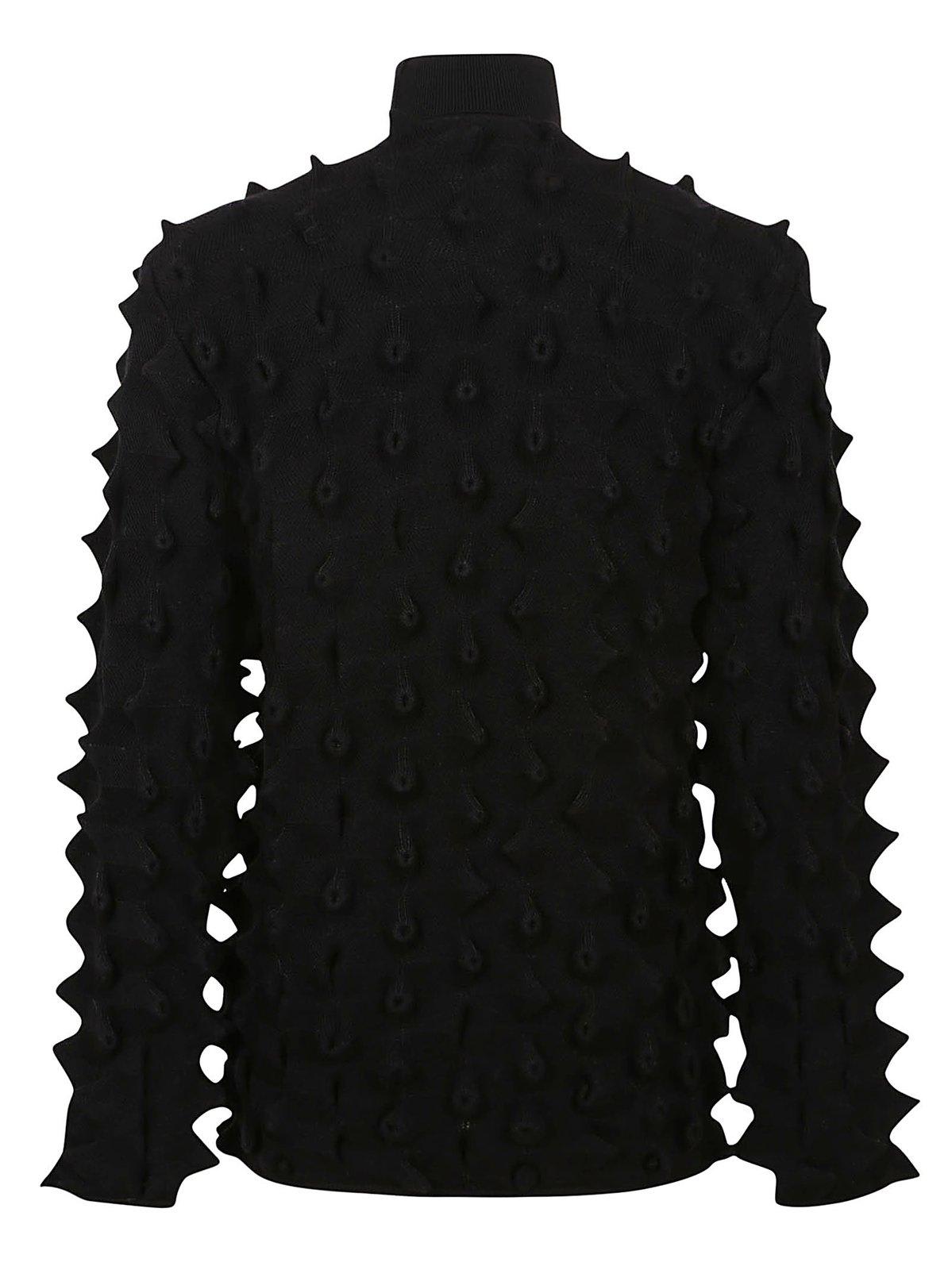 Shop Ambush Turtleneck Knitted Jumper In Black